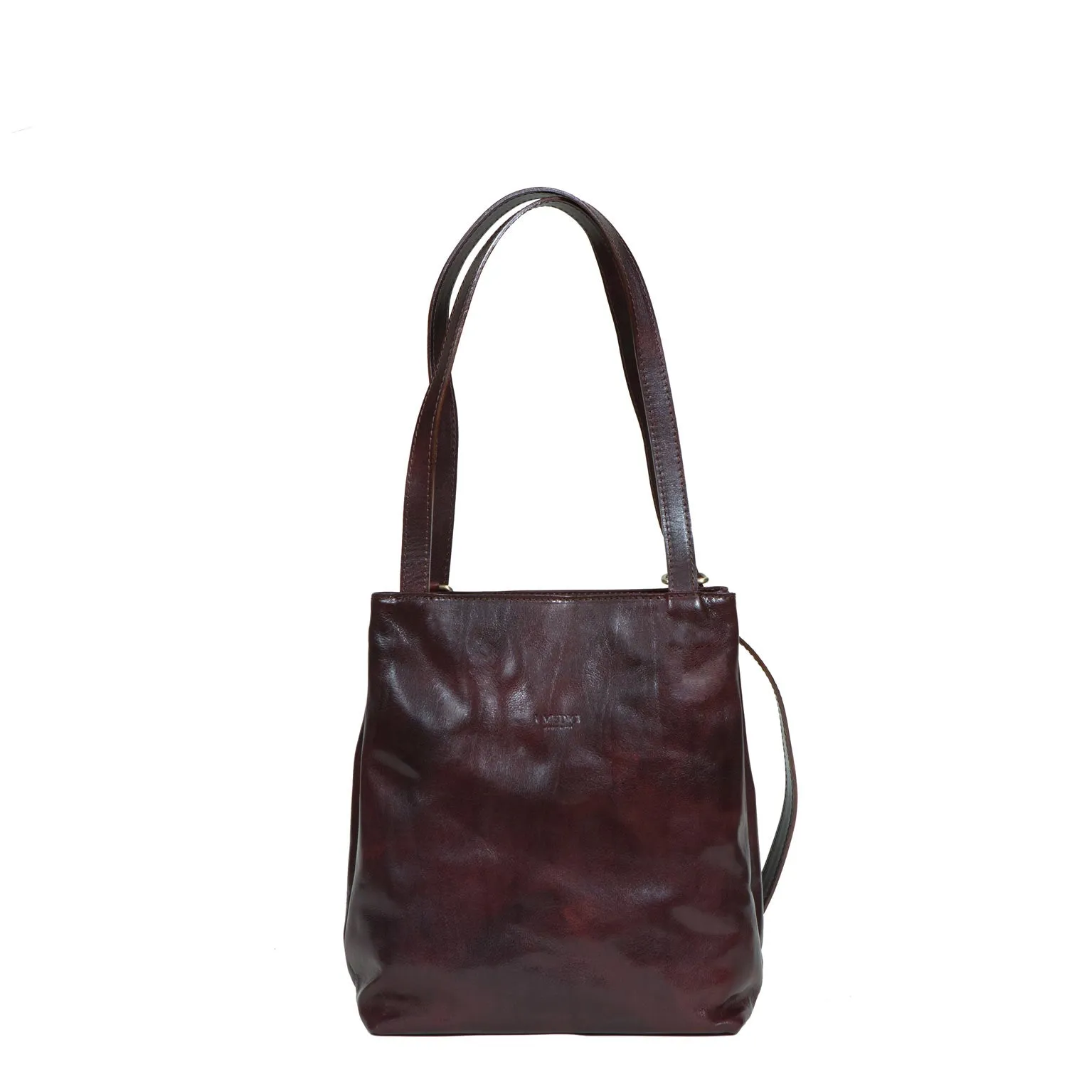 CARINO Leather Tote Bag, Italian Womens Backpack, Handbag sold by I Medici product image thumbnail 5