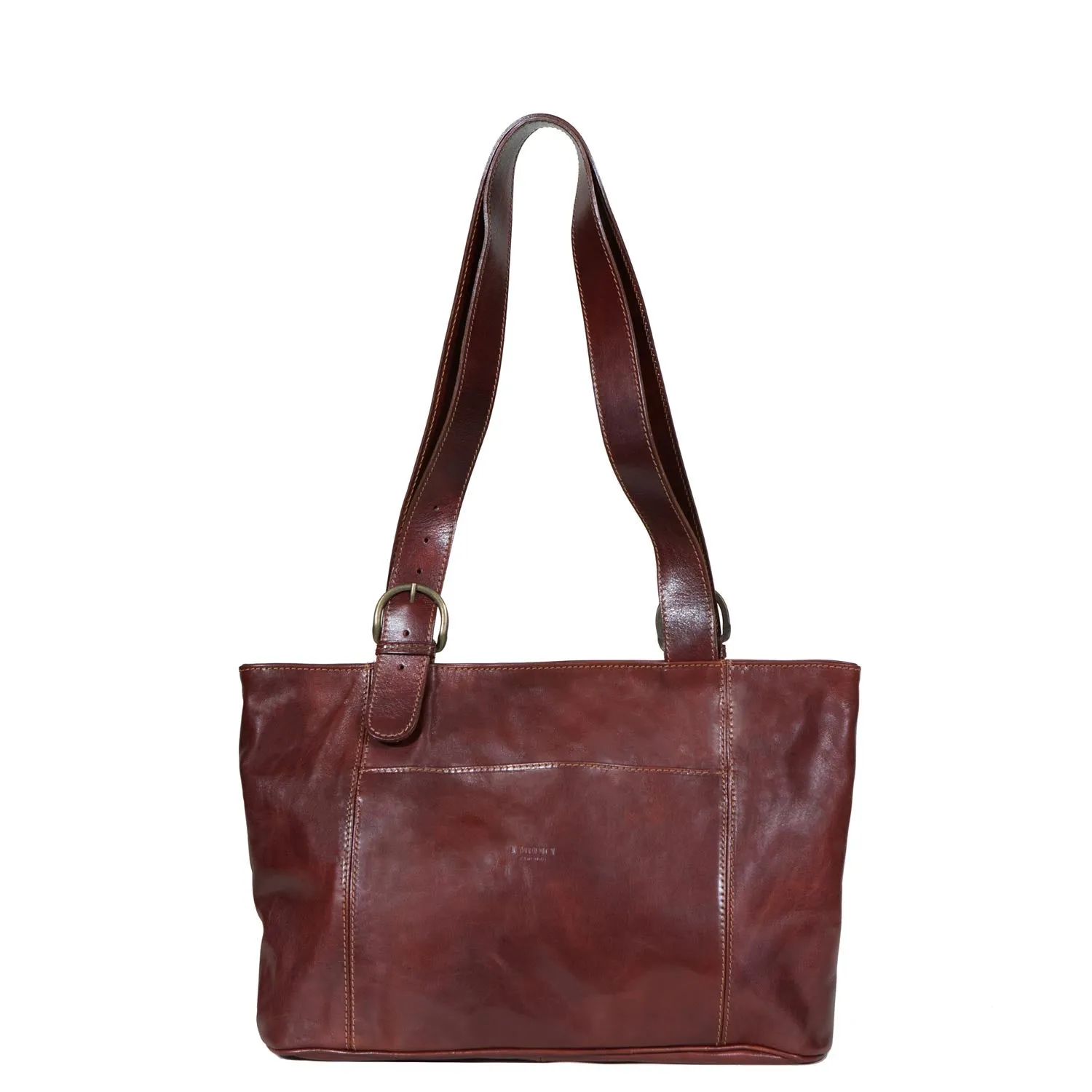 Borsa Shopping Leather Tote Bag sold by I Medici