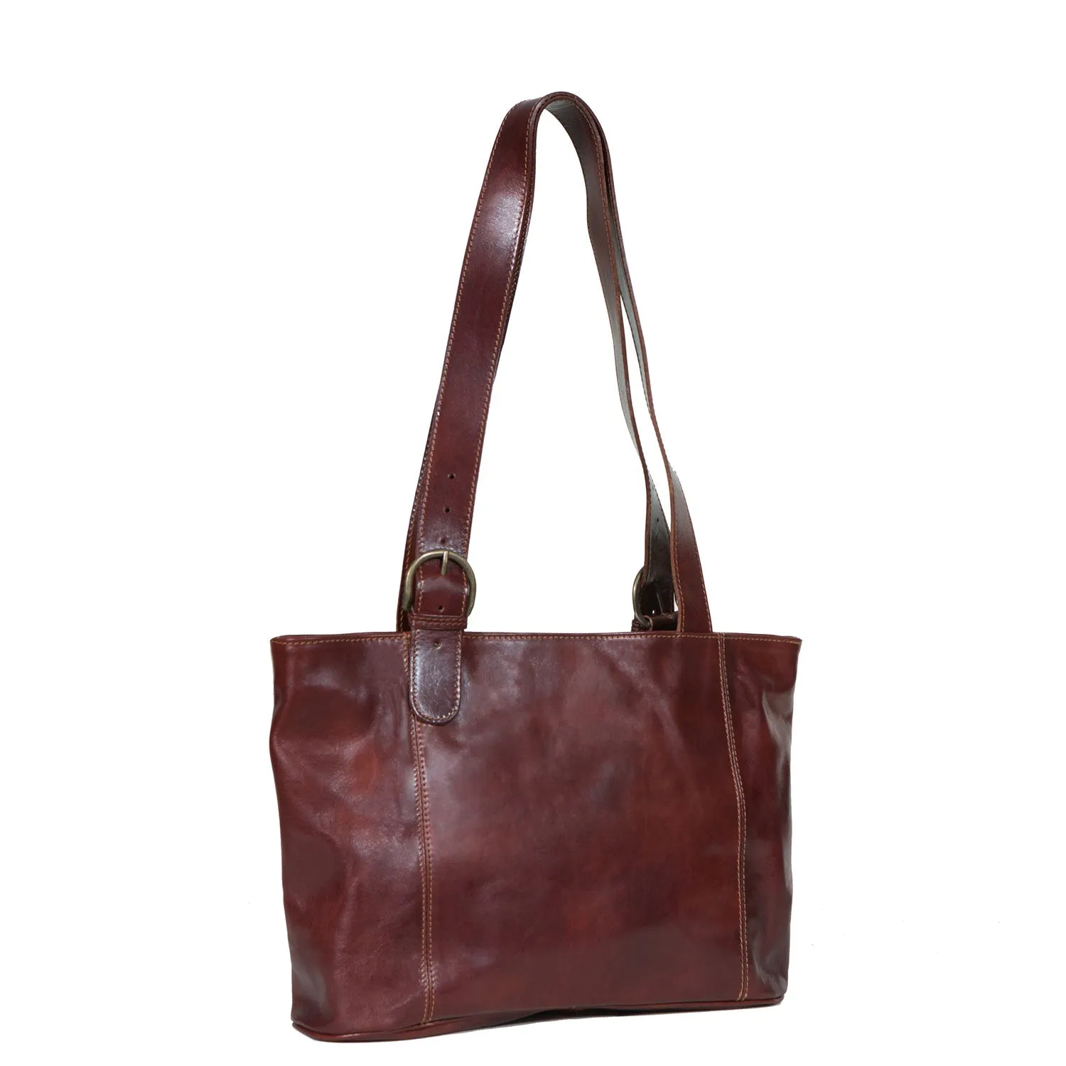 Borsa Shopping Leather Tote Bag sold by I Medici product image thumbnail 3