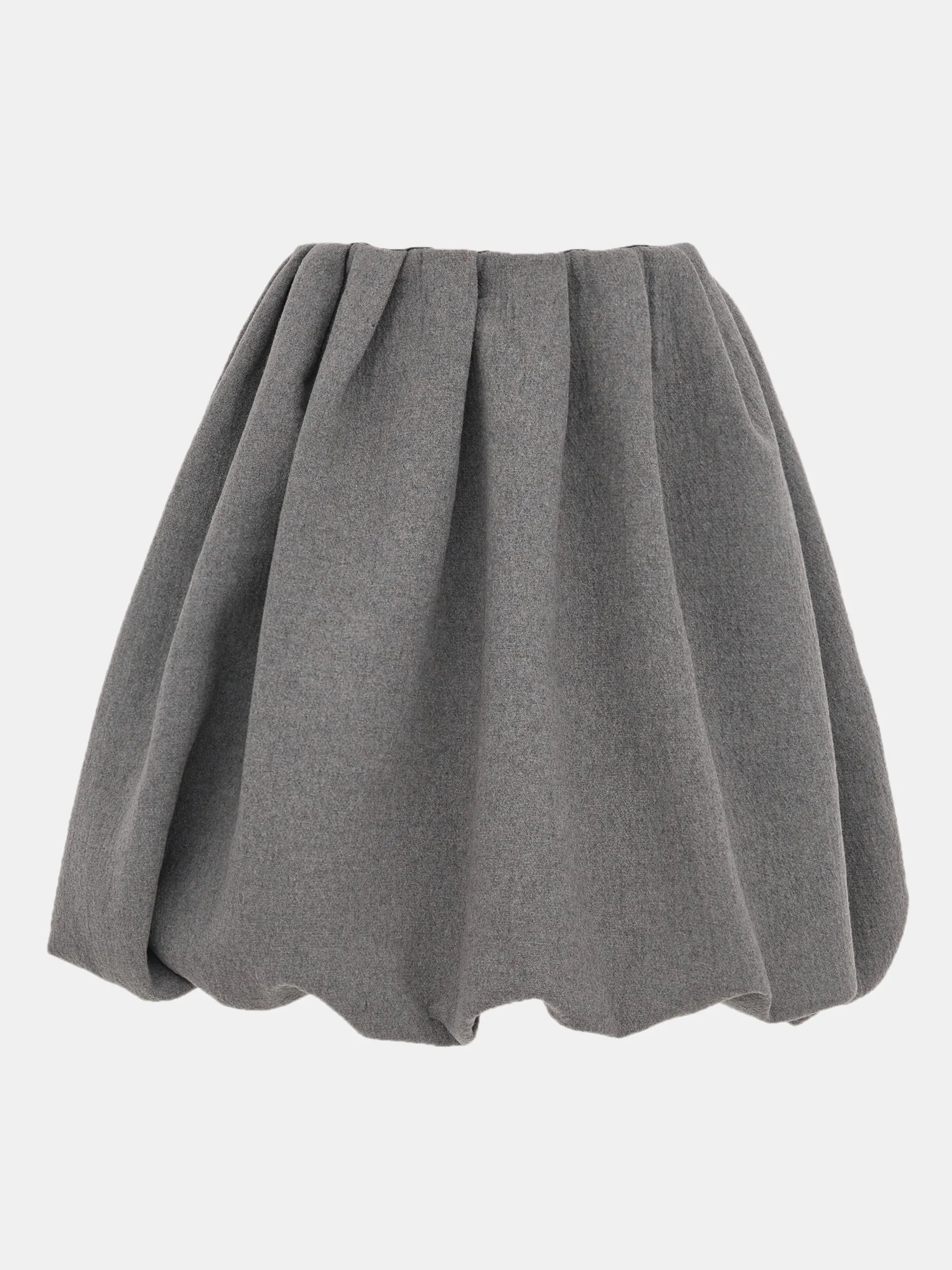 Elastic Waist Bubble Skirt, Grey sold by Source Unknown product image thumbnail 5