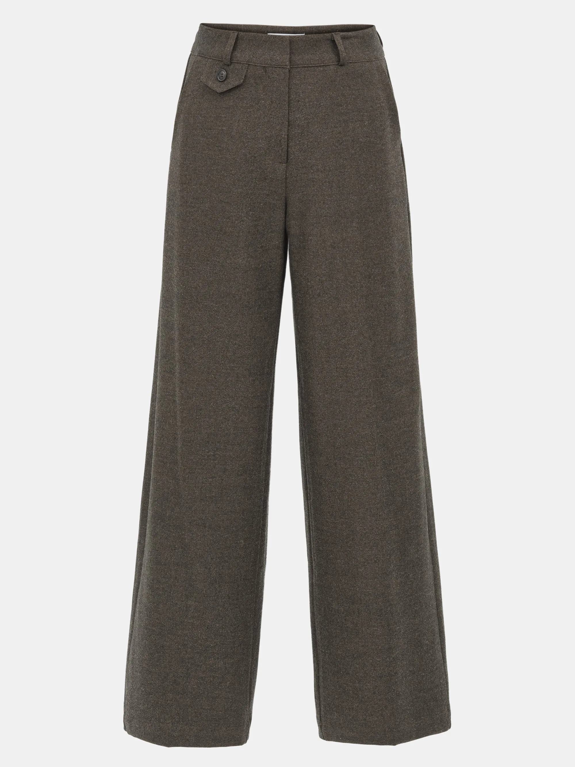 Button Tab Trousers, Brown sold by Source Unknown product image thumbnail 5