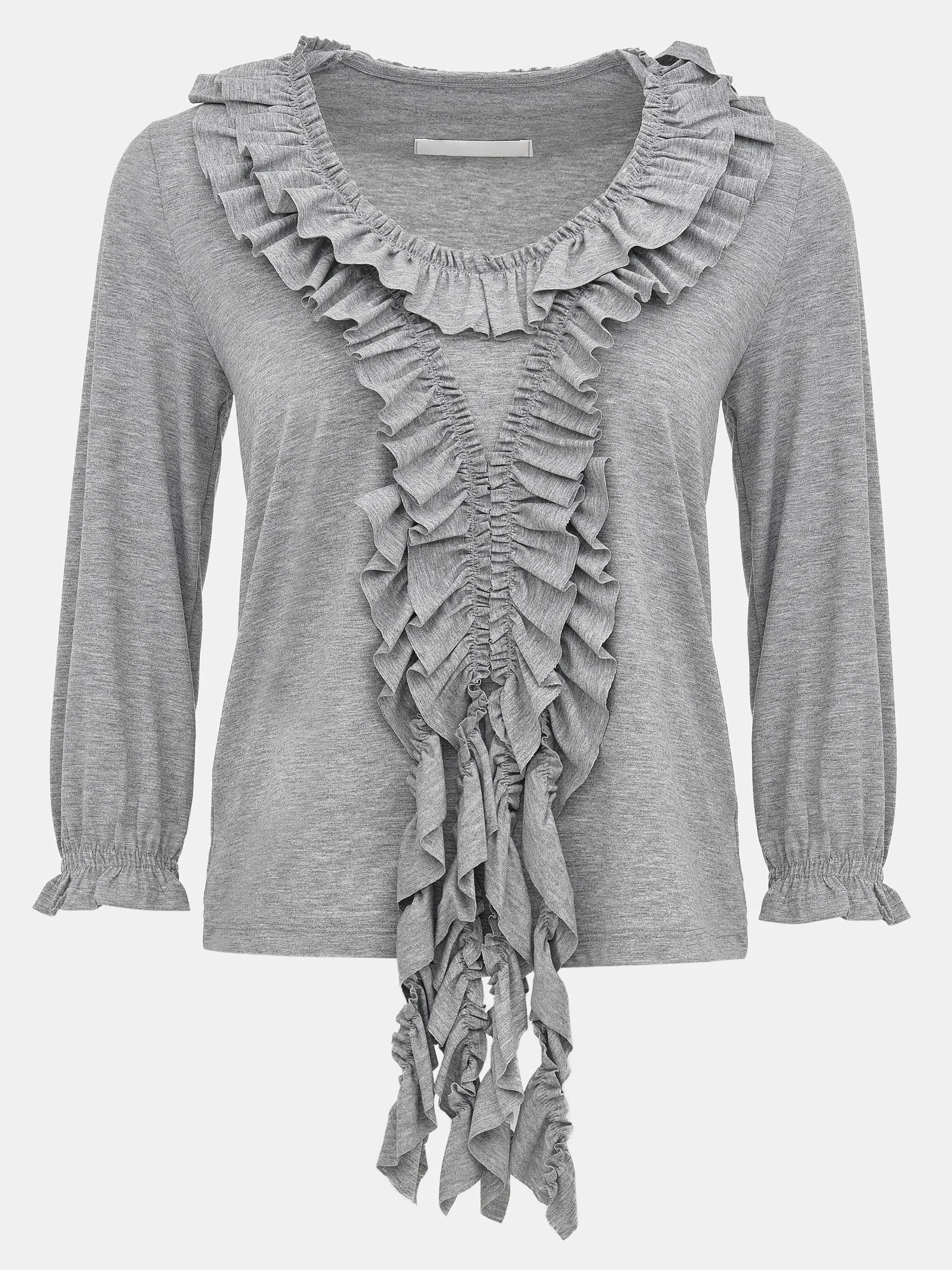 Tiered Ruffle T-Shirt, Grey sold by Source Unknown product image thumbnail 4
