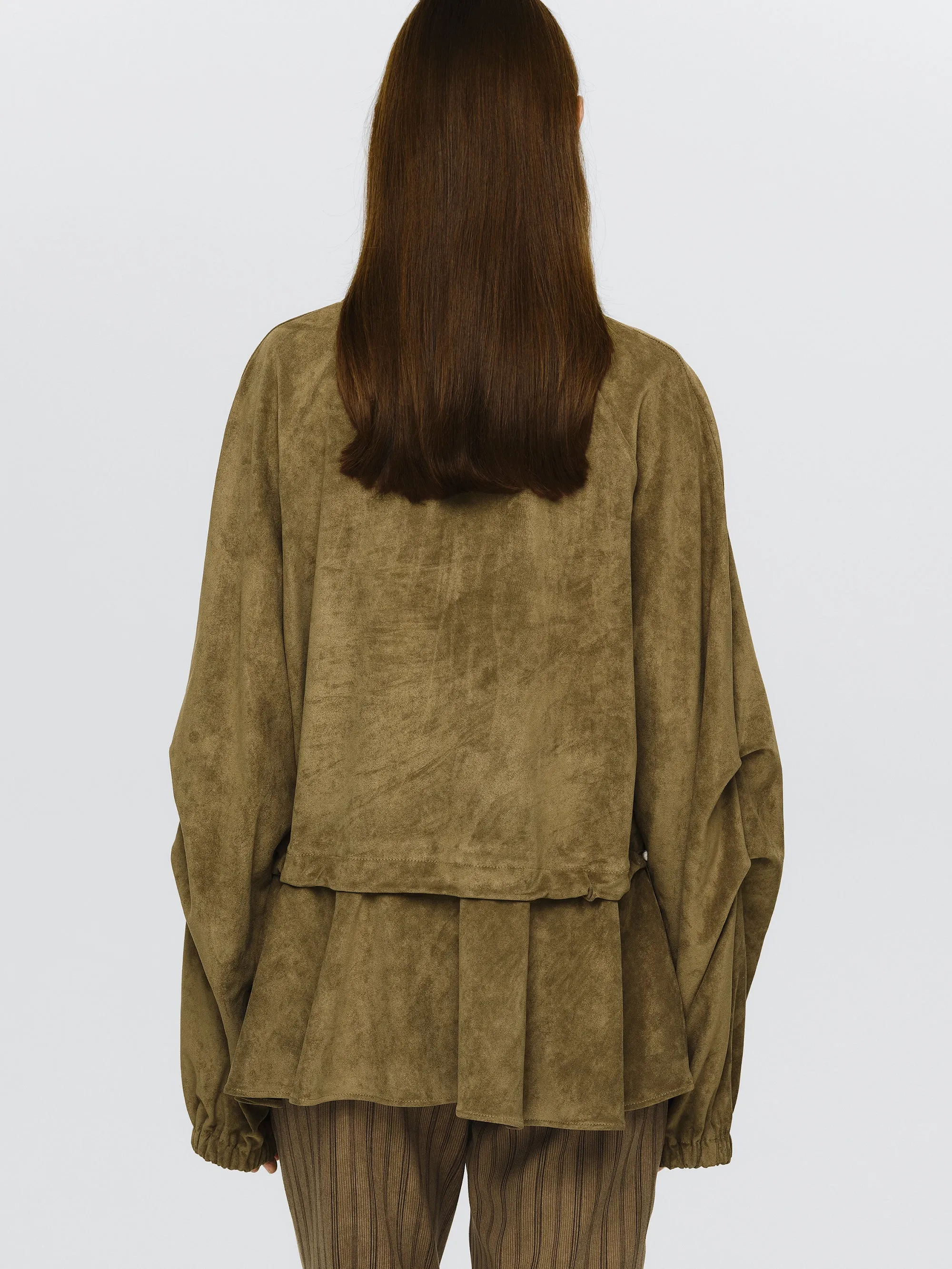 Suede Effect Anorak, Brown sold by Source Unknown product image thumbnail 4
