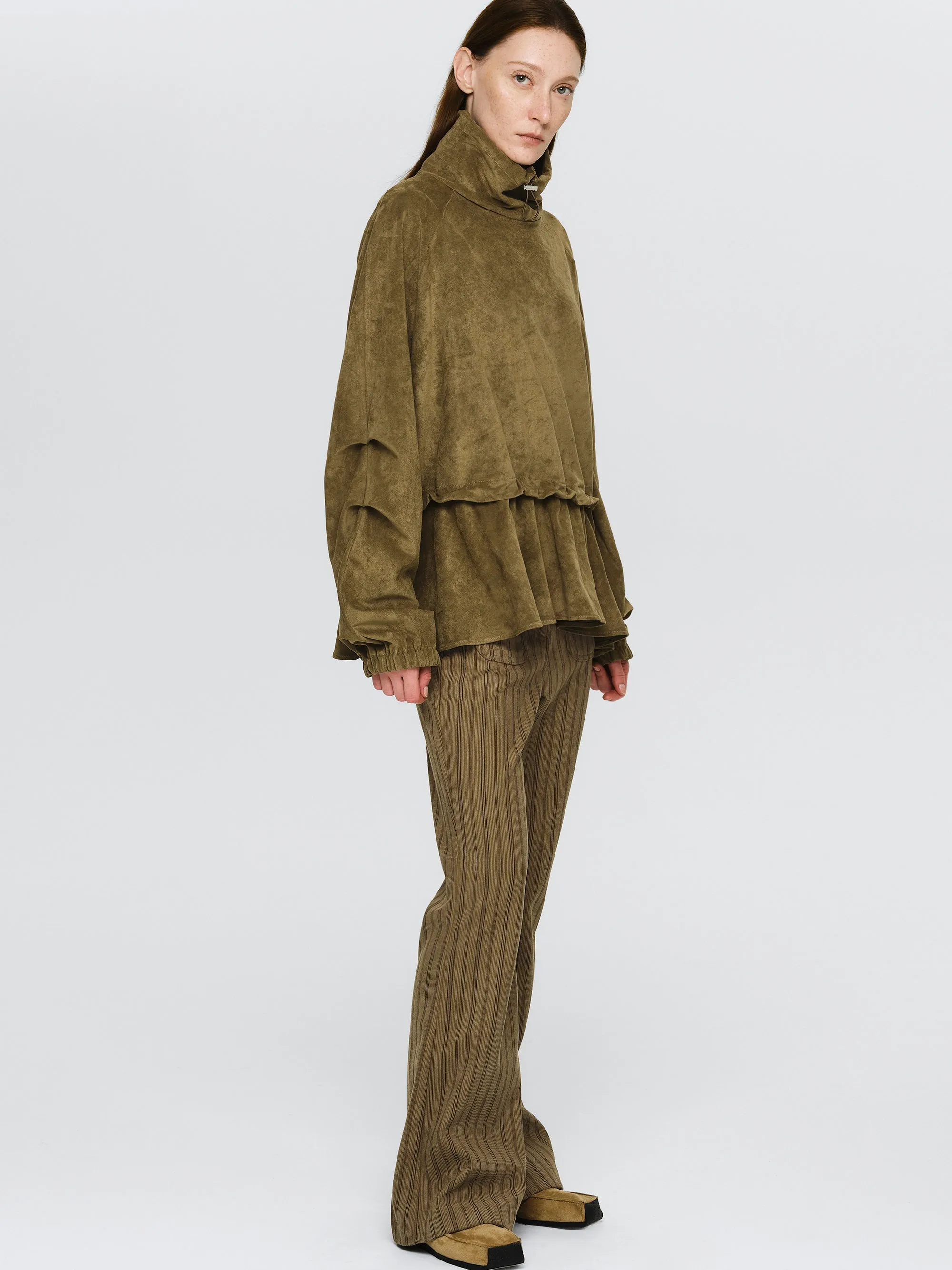 Suede Effect Anorak, Brown sold by Source Unknown product image thumbnail 2