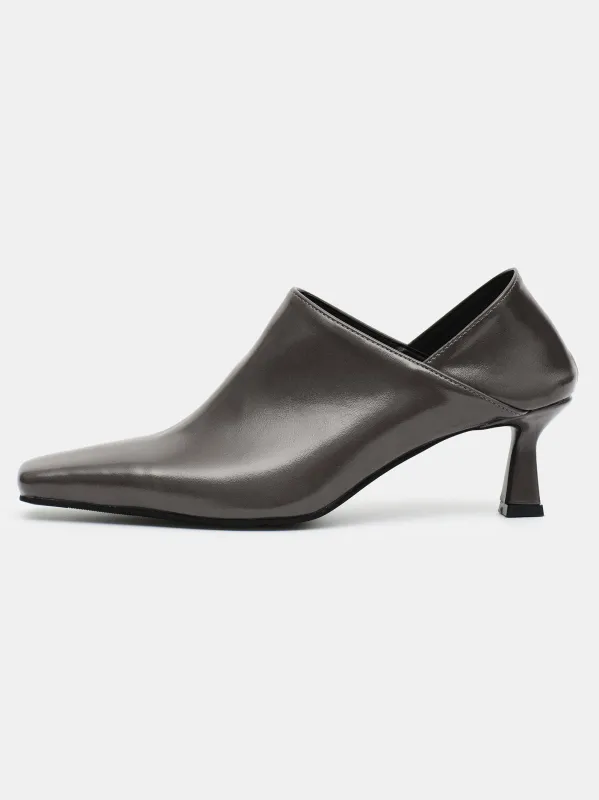 High Vamp Mule Loafers, Phantom sold by Source Unknown