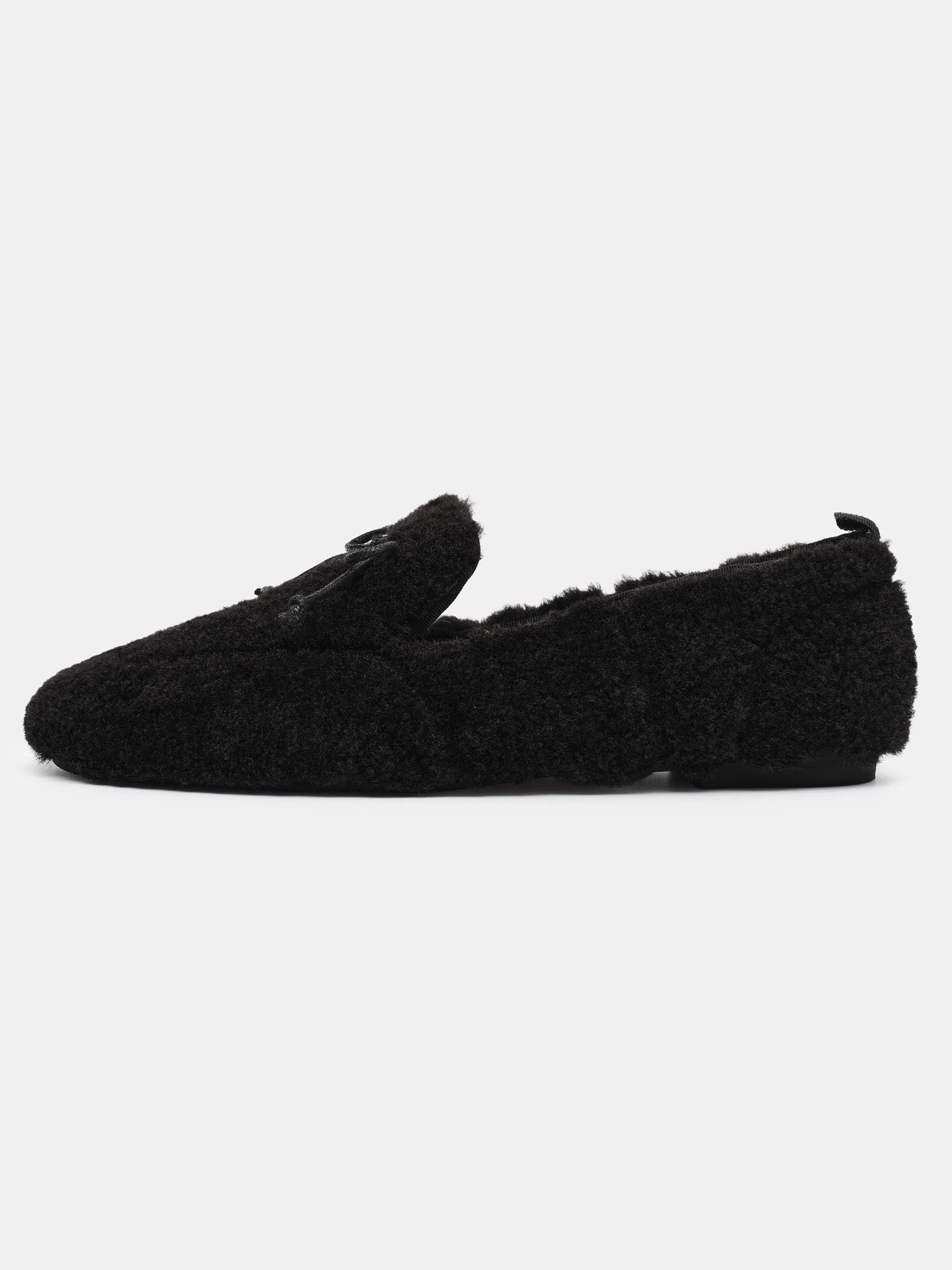 Shearling Moccasin Loafers, Black sold by Source Unknown product image thumbnail 2