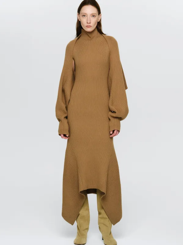 Shrug Knit Dress, Brown sold by Source Unknown
