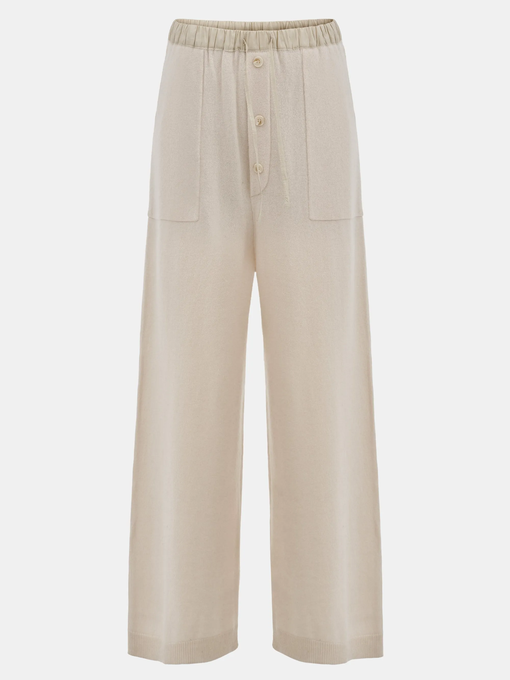 Elastic Waist Wool Pants, Ivory sold by Source Unknown product image thumbnail 5