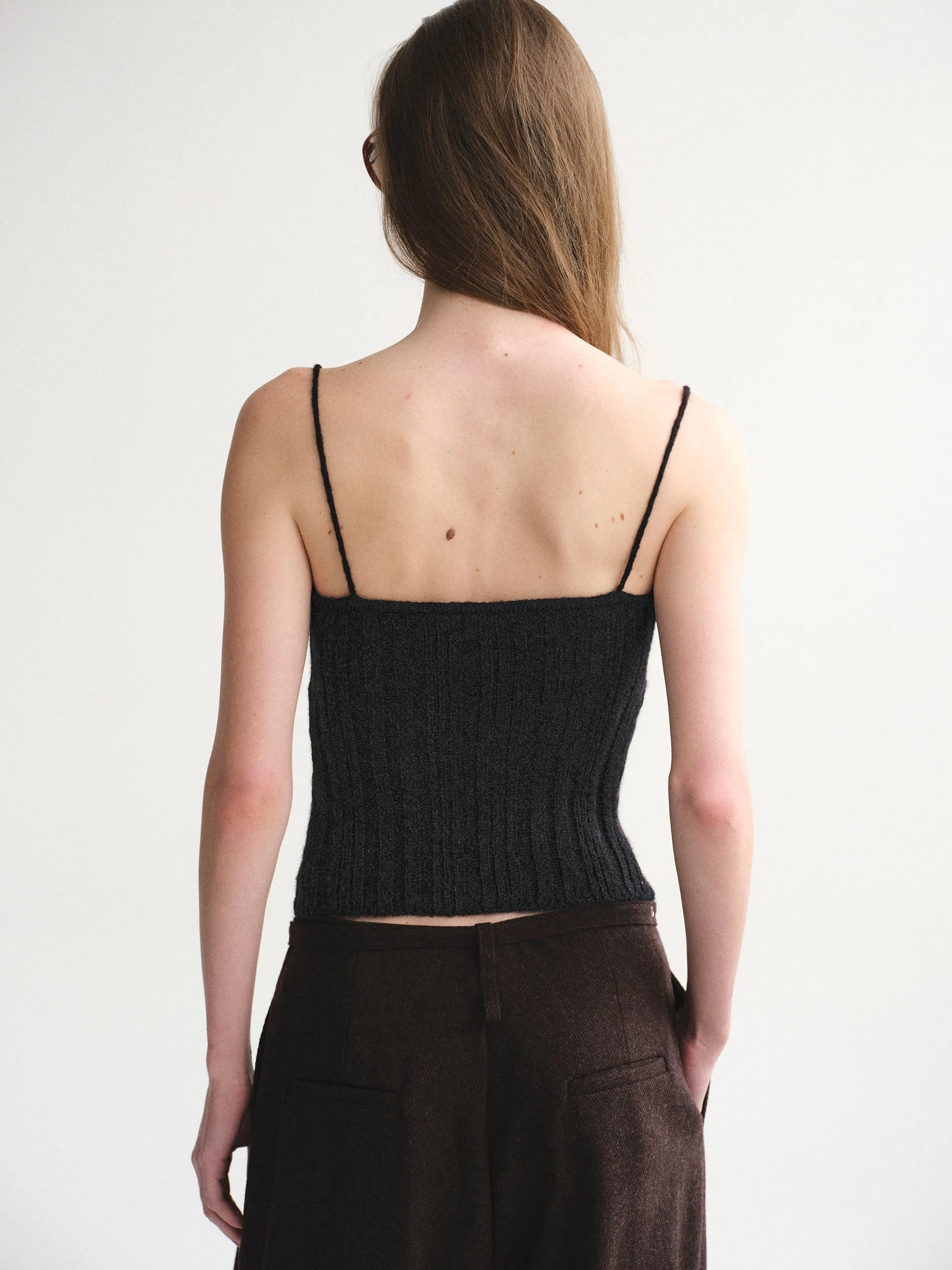 Twist Knitted Top, Black sold by Source Unknown product image thumbnail 4