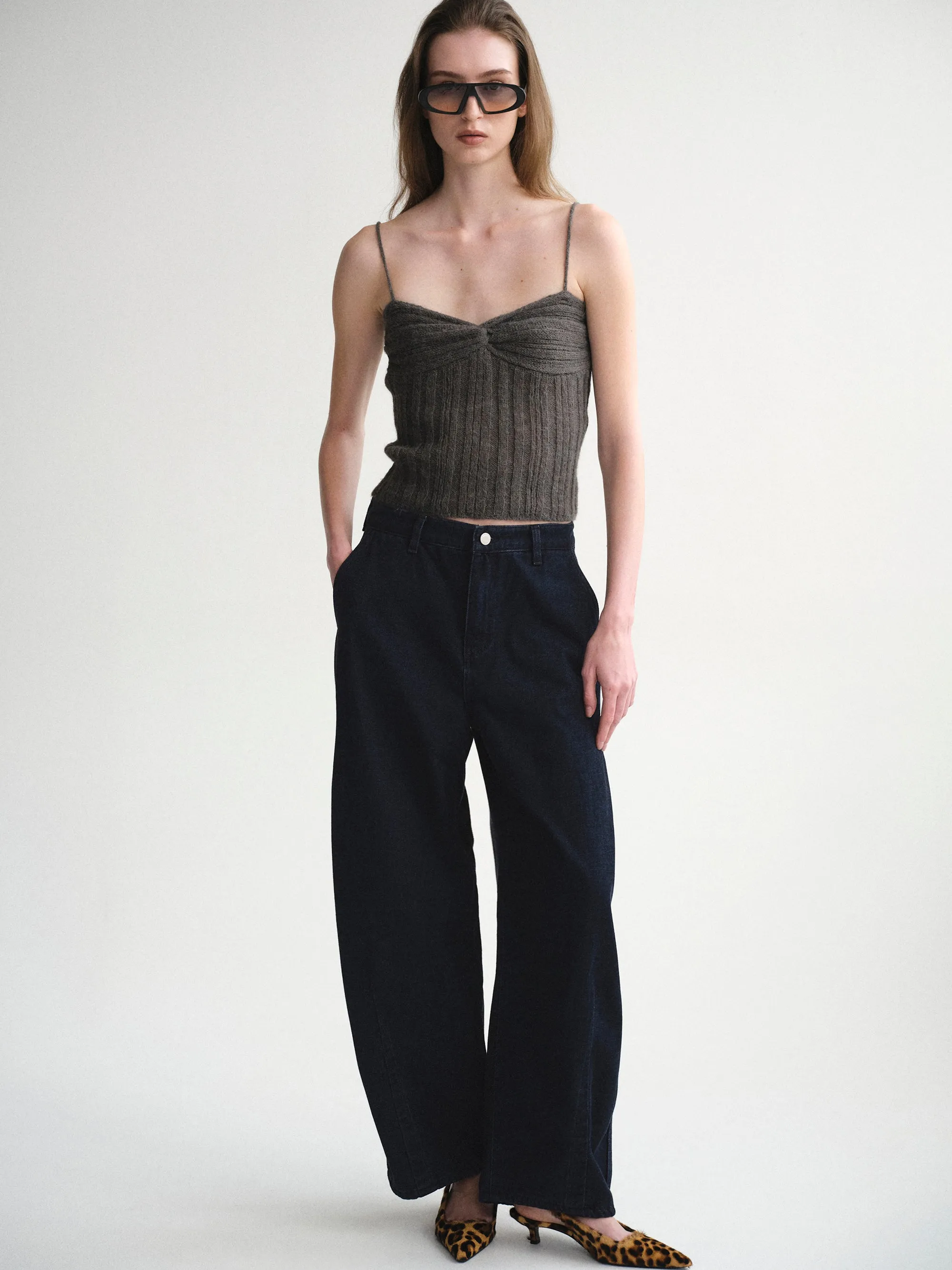 Twist Knitted Top, Charcoal sold by Source Unknown product image thumbnail 3