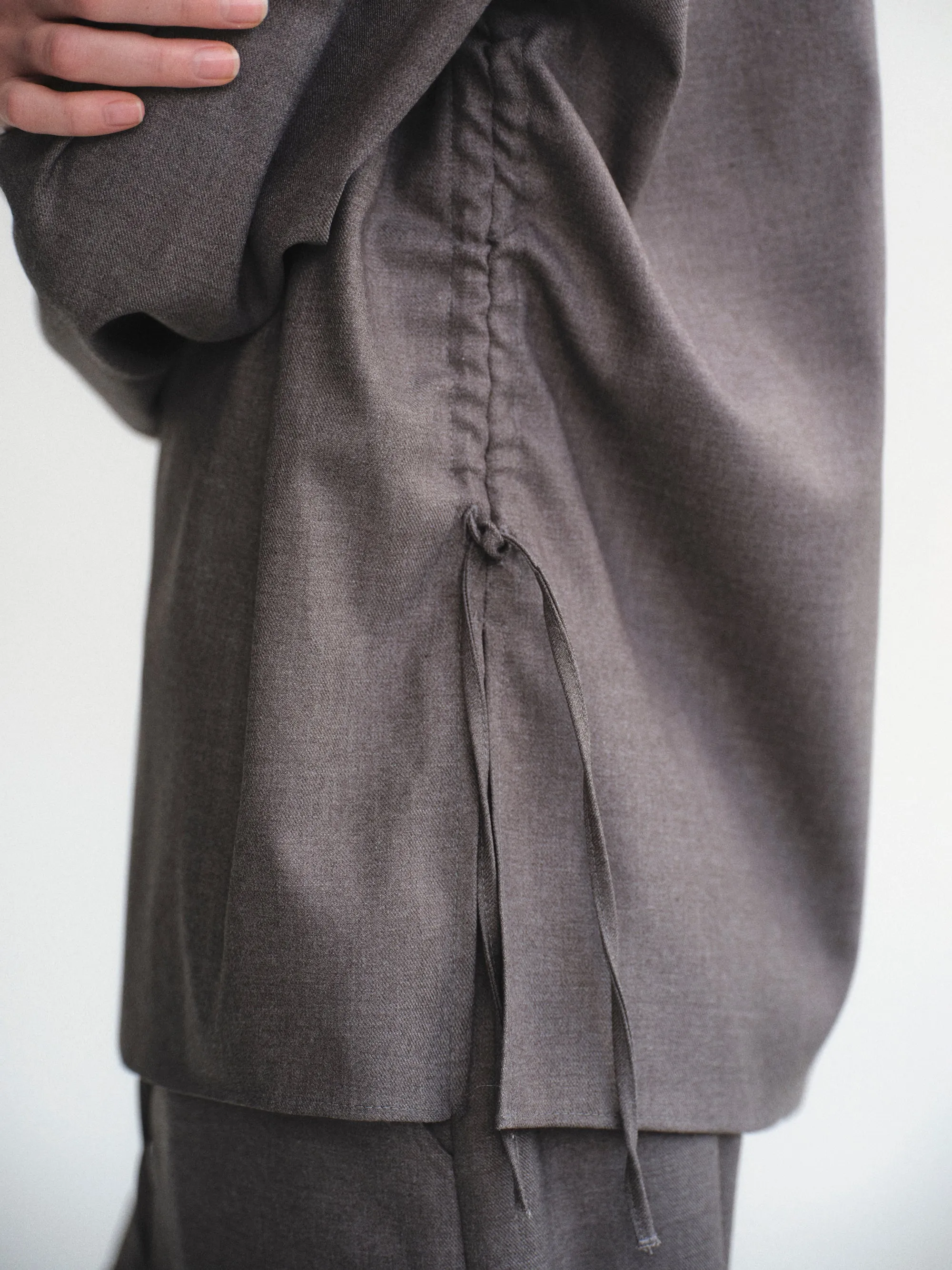 High-Neck Blouse, Grey sold by Source Unknown product image thumbnail 2