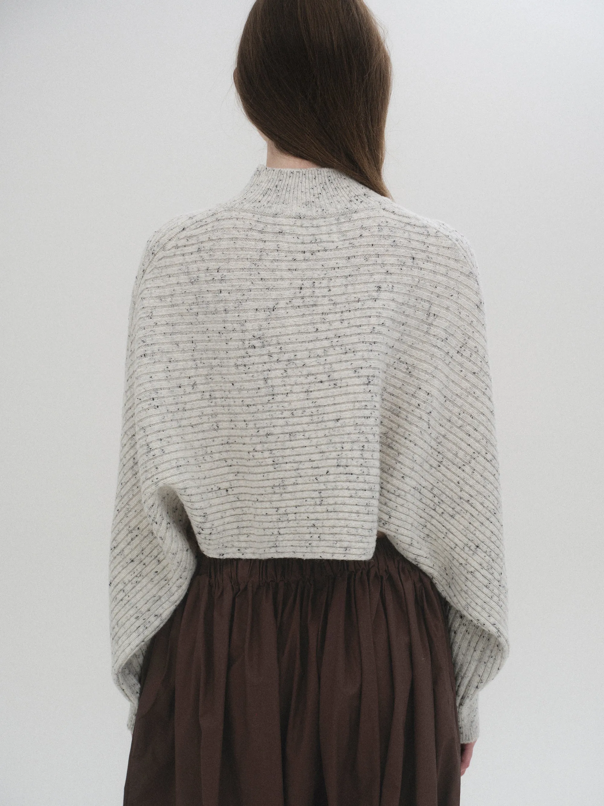 Wool Blend Balloon Knit, Oat sold by Source Unknown product image thumbnail 5