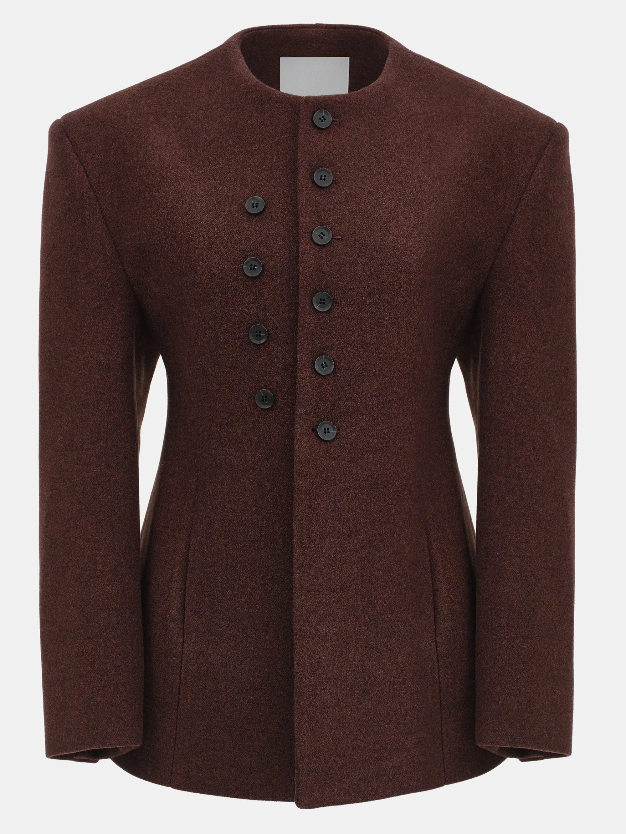 Double Breasted Hourglass Jacket, Brown sold by Source Unknown product image thumbnail 4