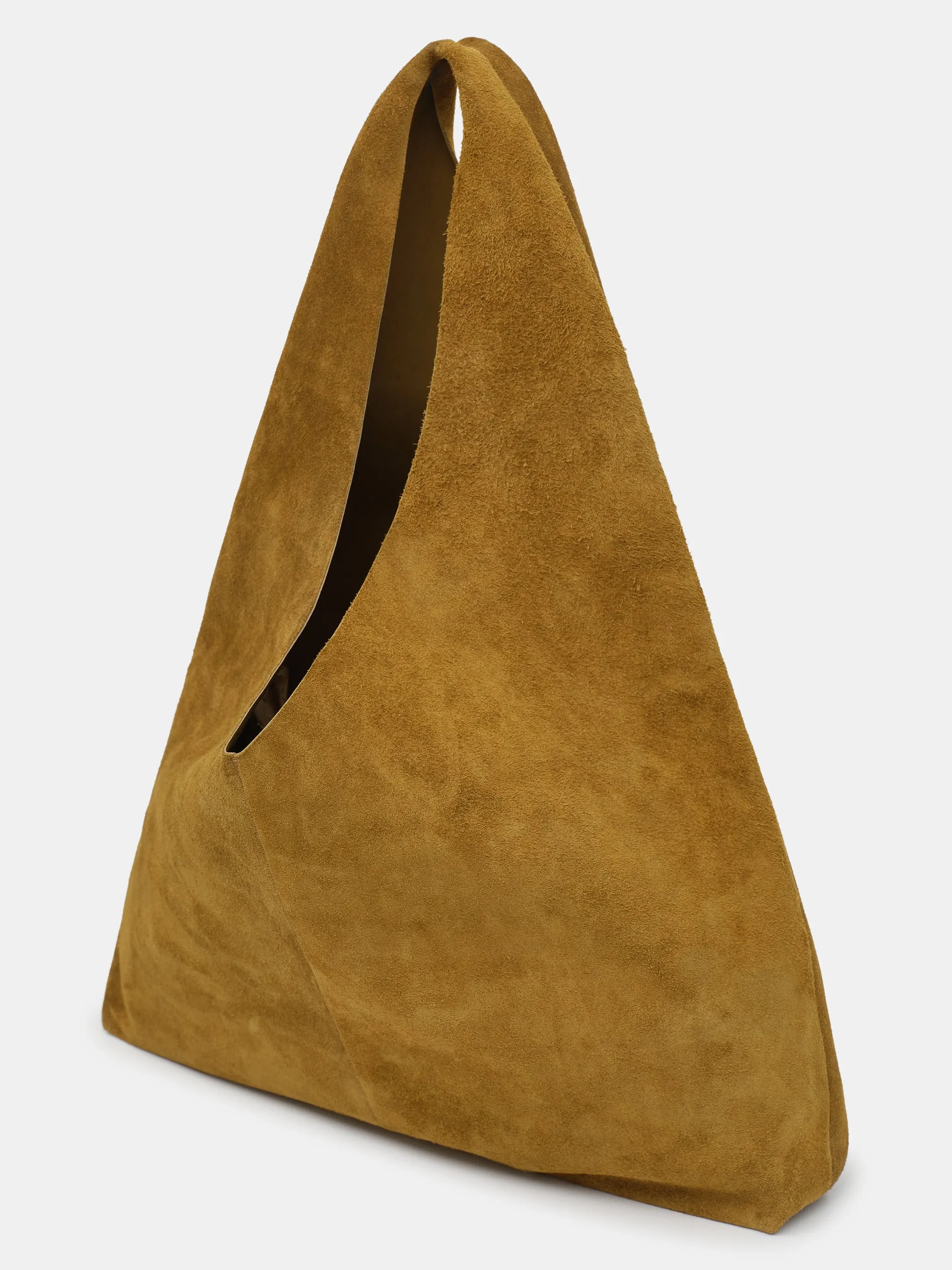 Suede Hobo Bag, Camel sold by Source Unknown product image thumbnail 5