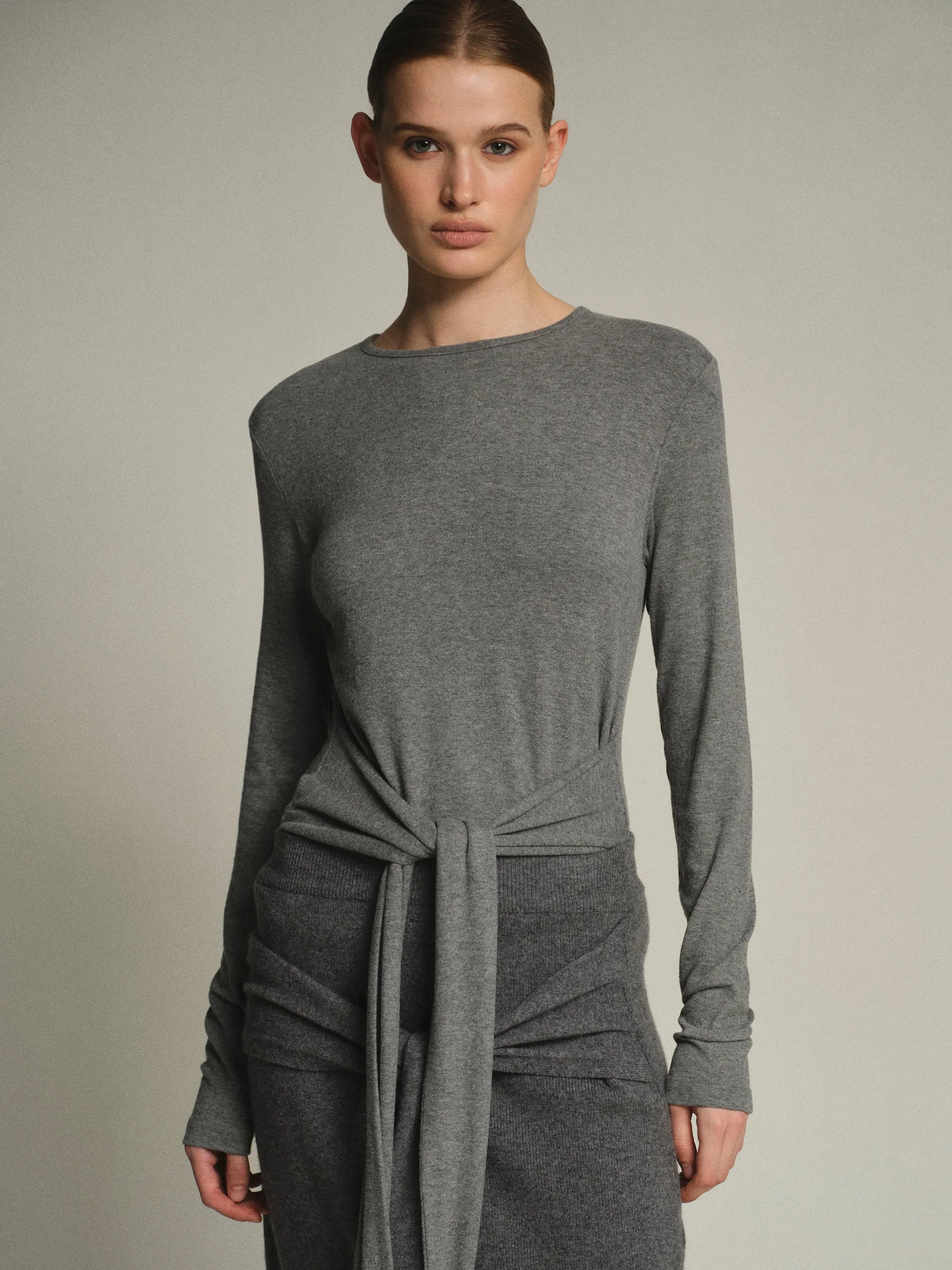 Knot Top, Grey sold by Source Unknown