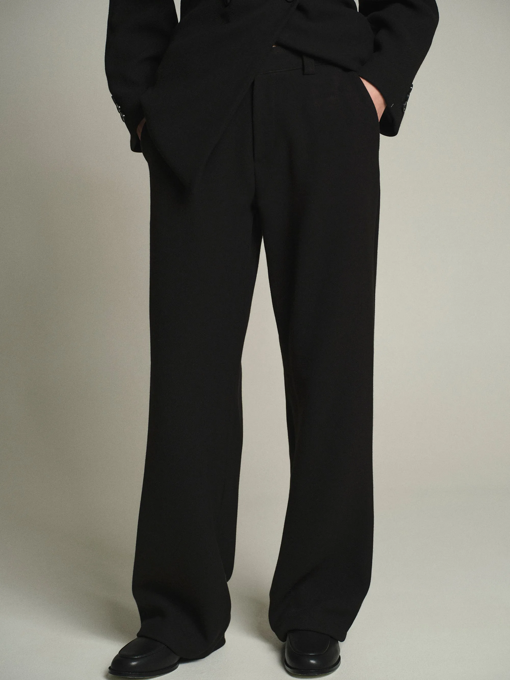 Nangy Tailored Trousers, Black sold by Source Unknown product image thumbnail 3