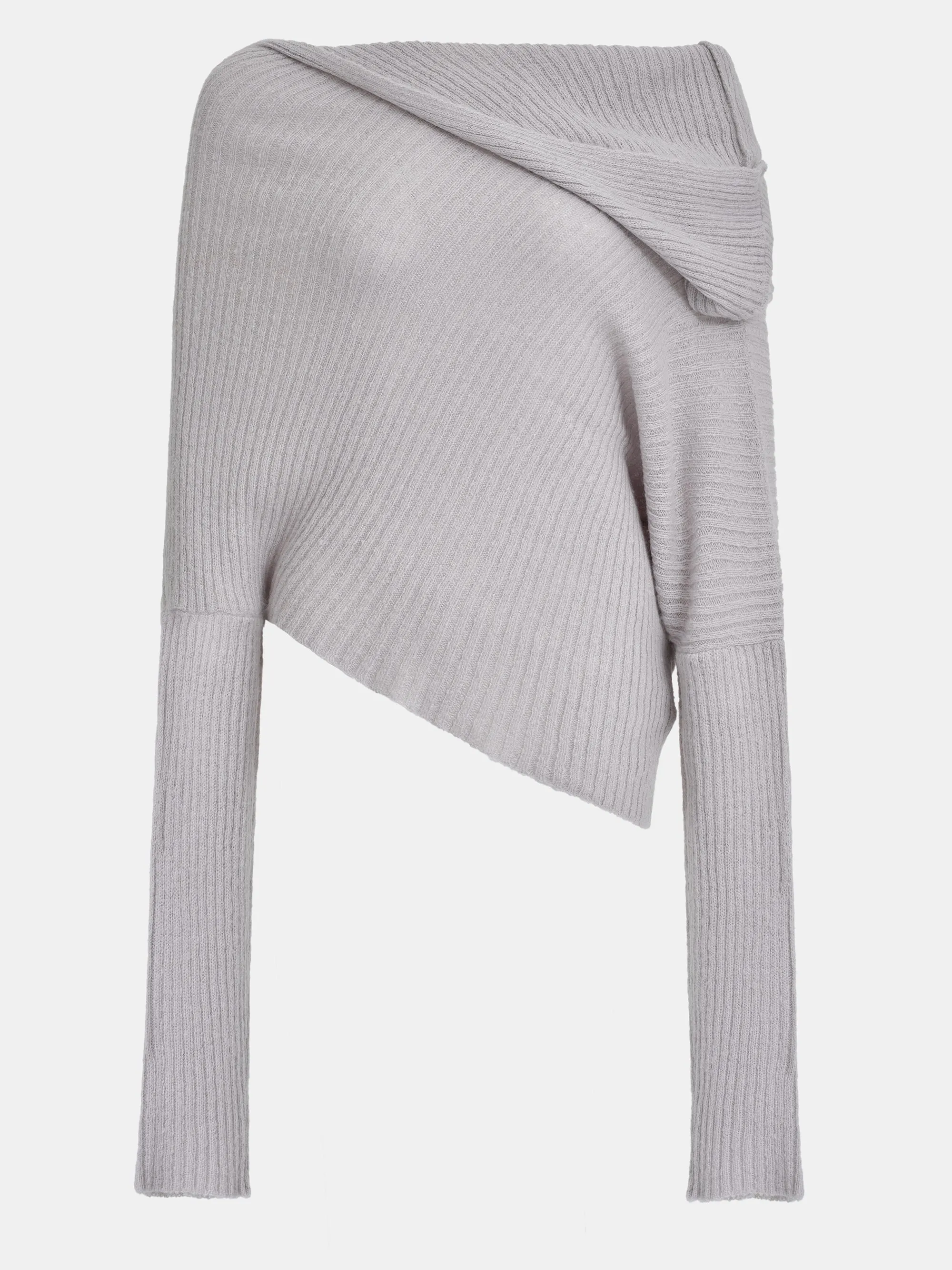Sculptural Knit Top, Pale Grey sold by Source Unknown product image thumbnail 4