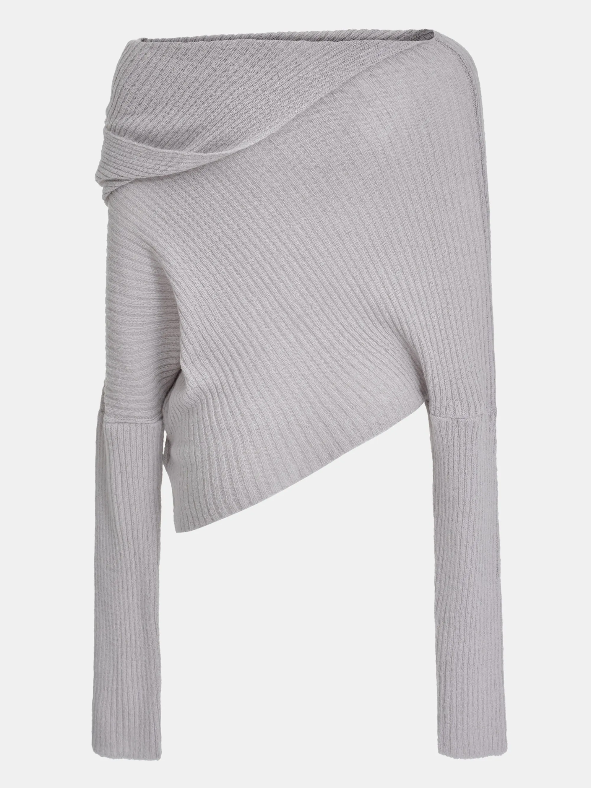 Sculptural Knit Top, Pale Grey sold by Source Unknown product image thumbnail 5