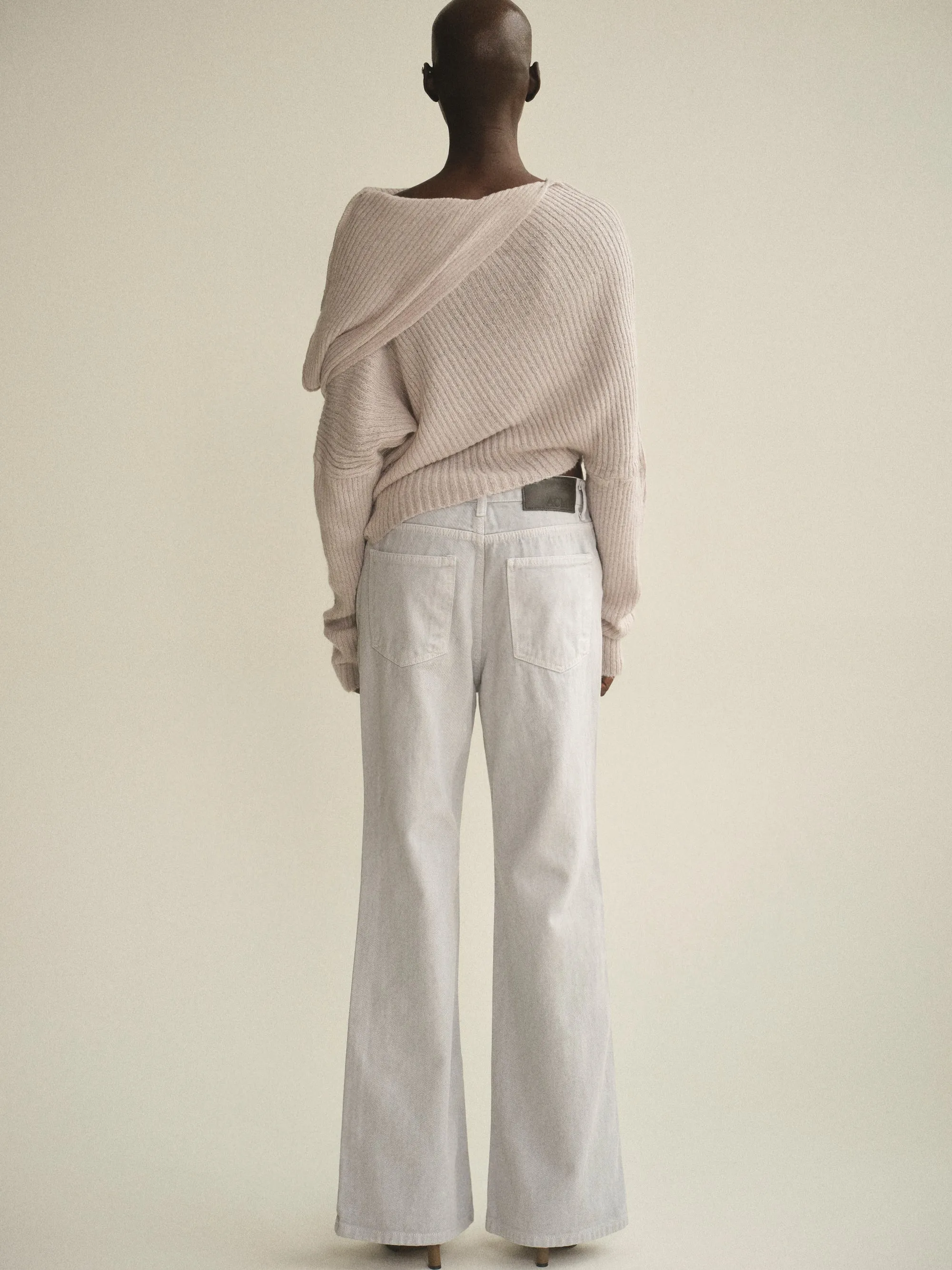 Sculptural Knit Top, Pale Grey sold by Source Unknown product image thumbnail 2