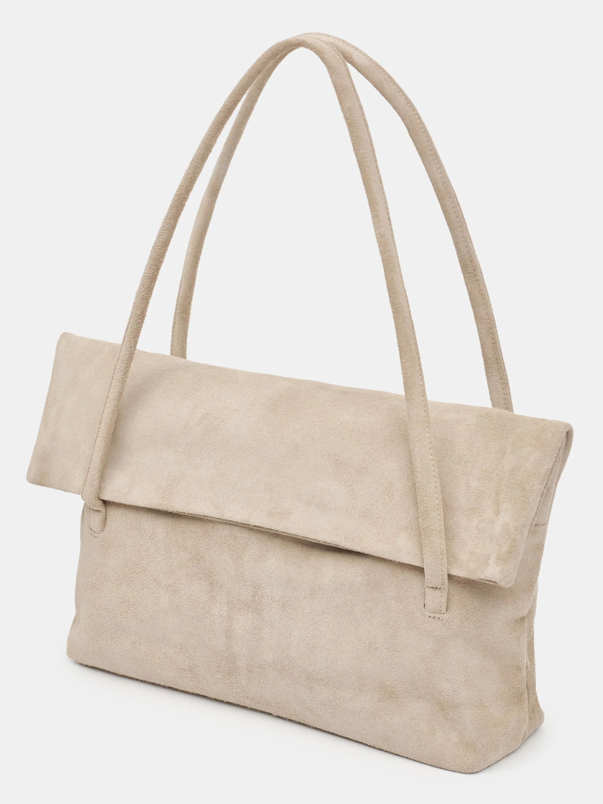 Envelope Suede Shoulder Bag, Nude sold by Source Unknown product image thumbnail 3