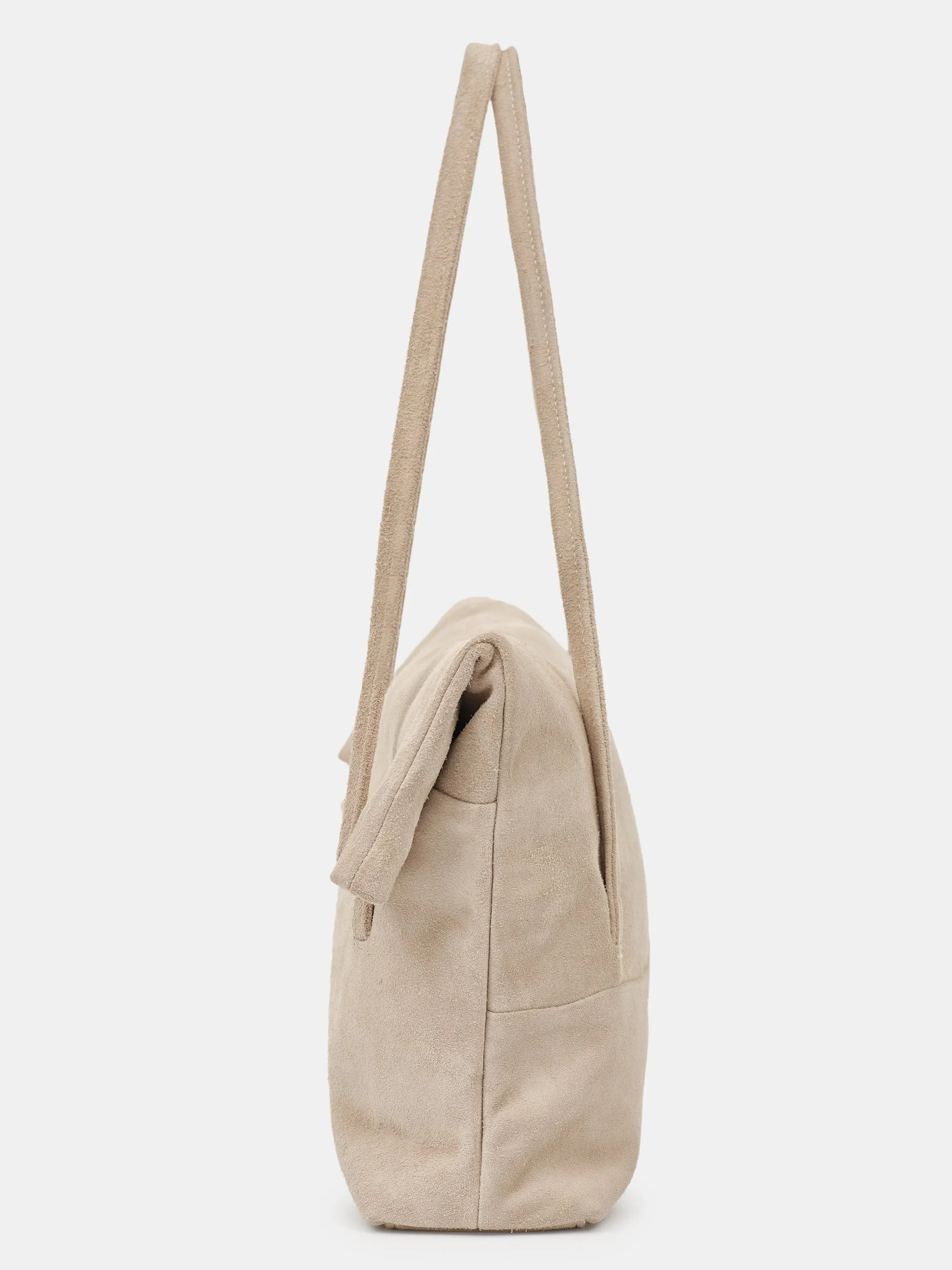 Envelope Suede Shoulder Bag, Nude sold by Source Unknown product image thumbnail 4