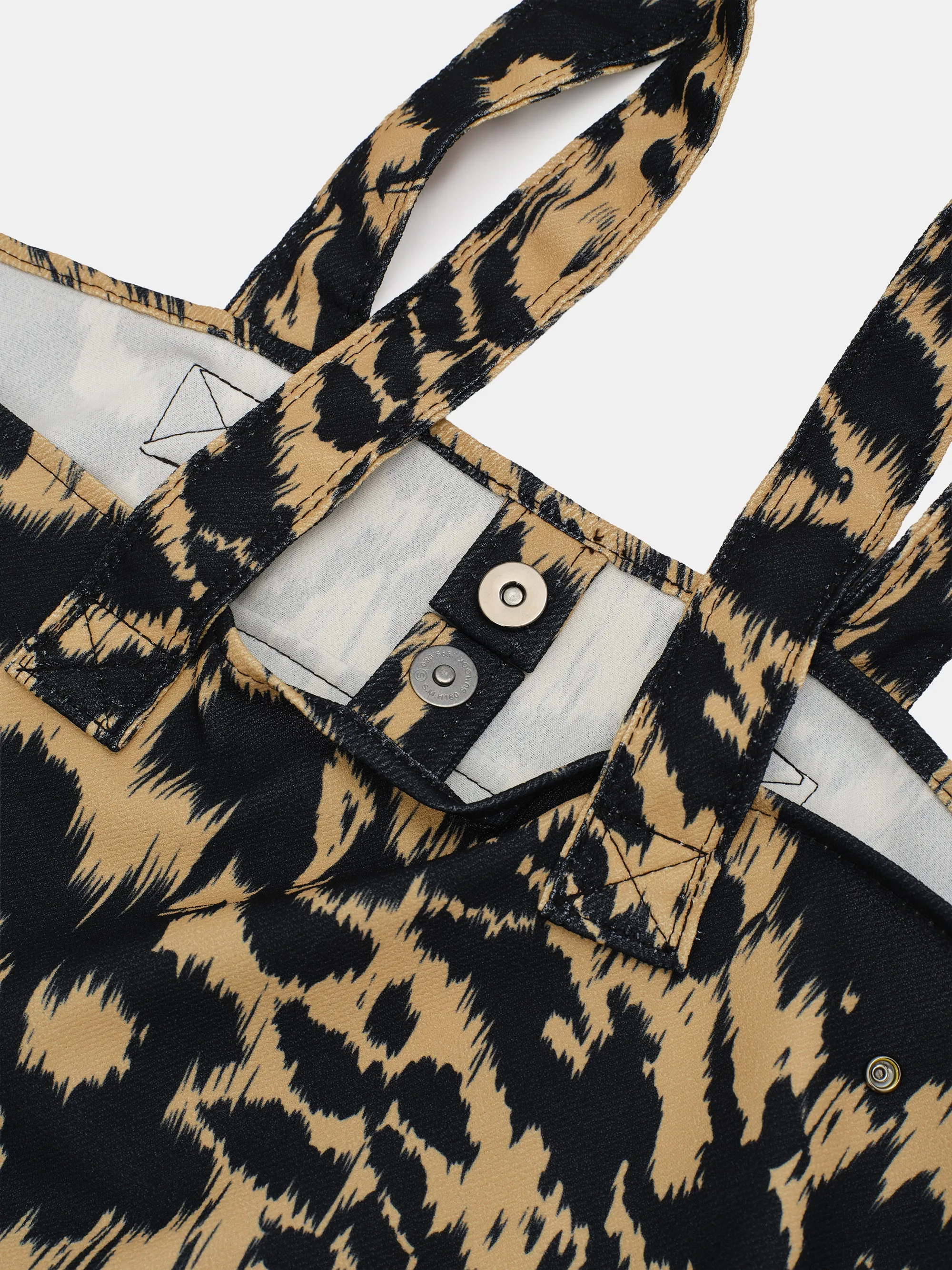 Leopard-Print Tote Bag, Brown sold by Source Unknown product image thumbnail 3