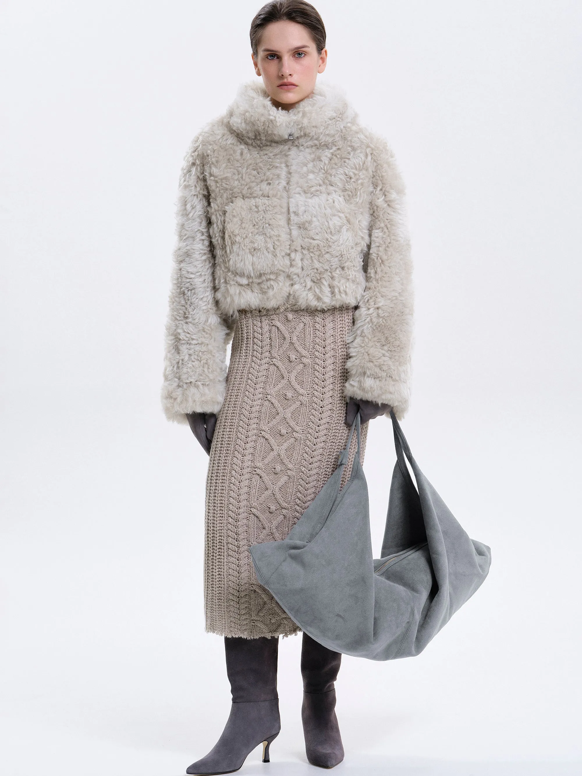 Toscana Fur Jacket, Champagne sold by Source Unknown product image thumbnail 3