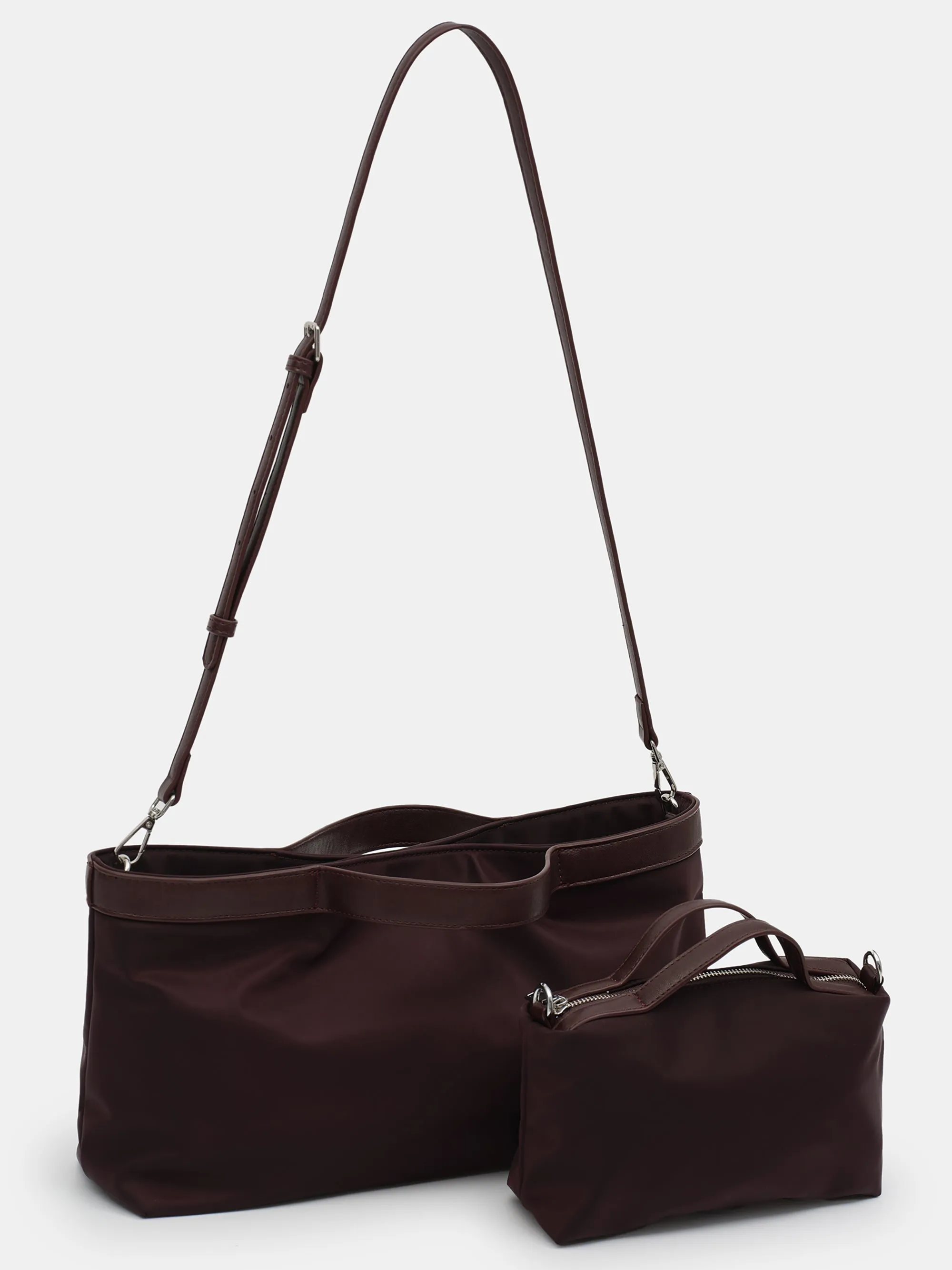 2-in-1 Tote Bag, Brown sold by Source Unknown product image thumbnail 2
