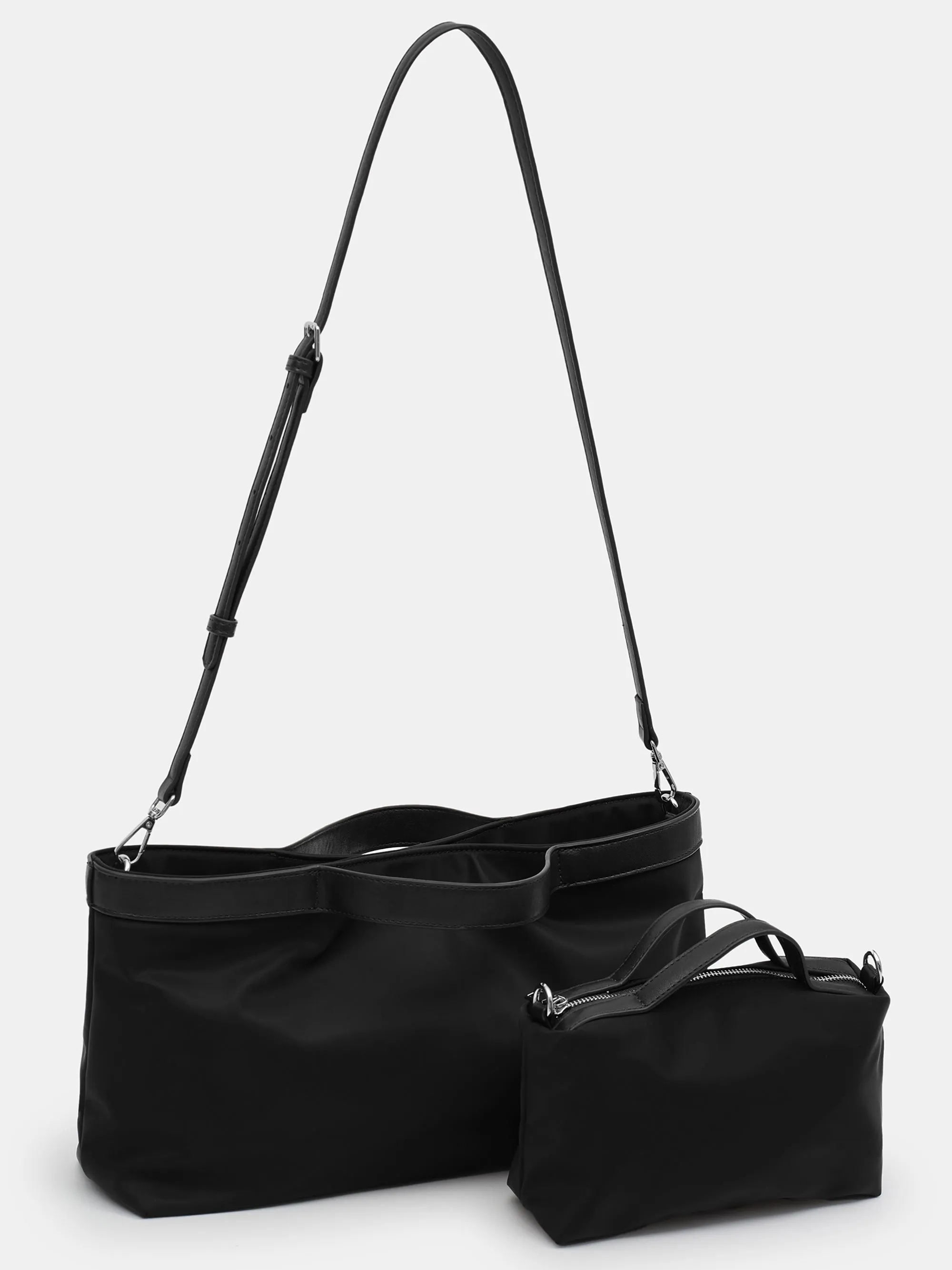 2-in-1 Tote Bag, Black sold by Source Unknown product image thumbnail 2