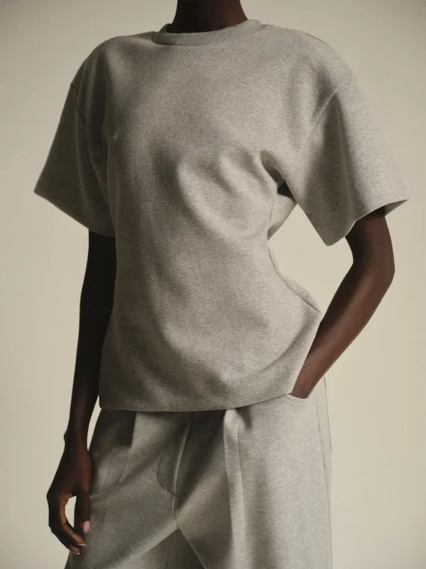 Cinched T-Shirt, Grey sold by Source Unknown