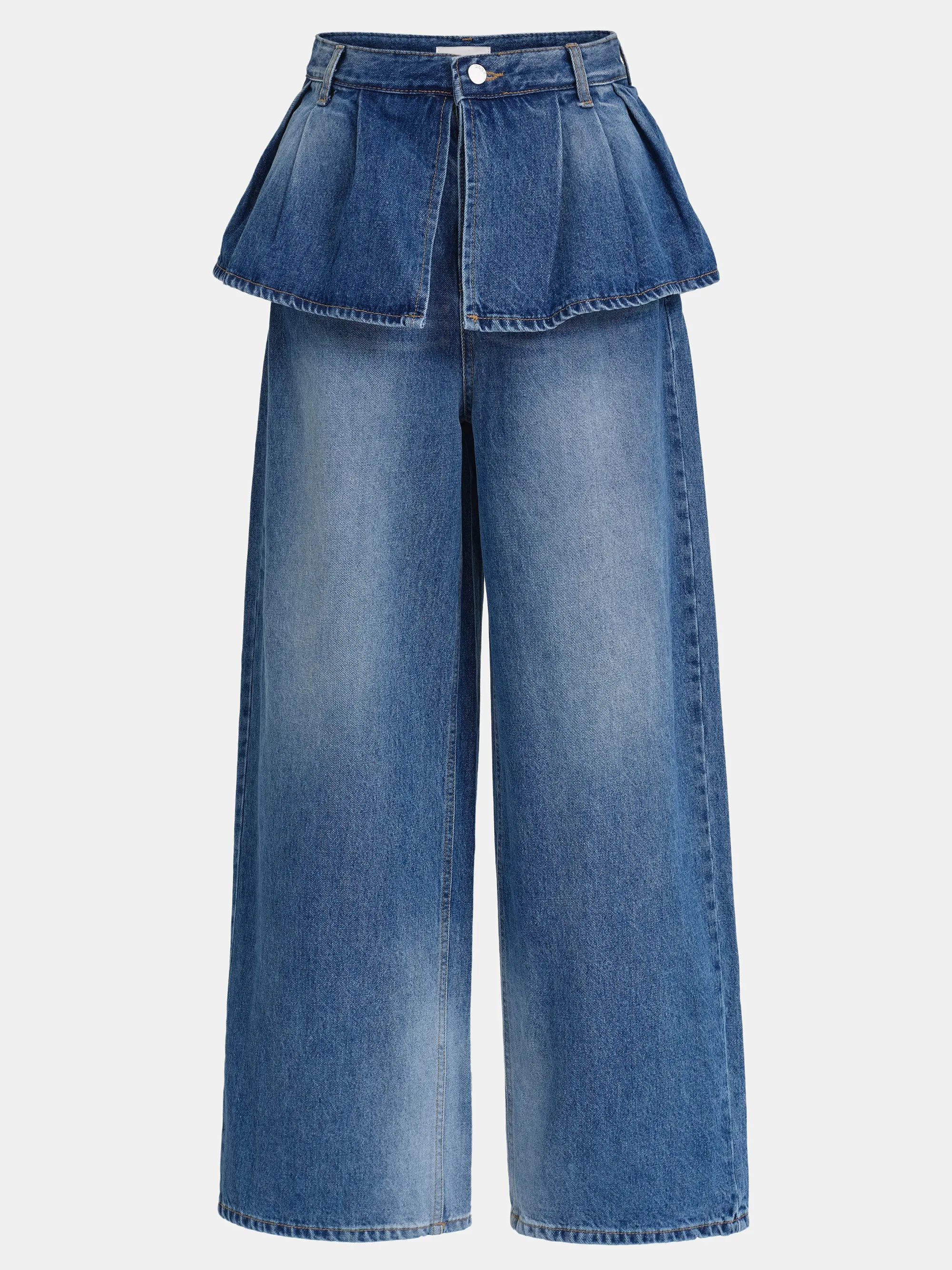 Peplum Jeans, Blue sold by Source Unknown product image thumbnail 4