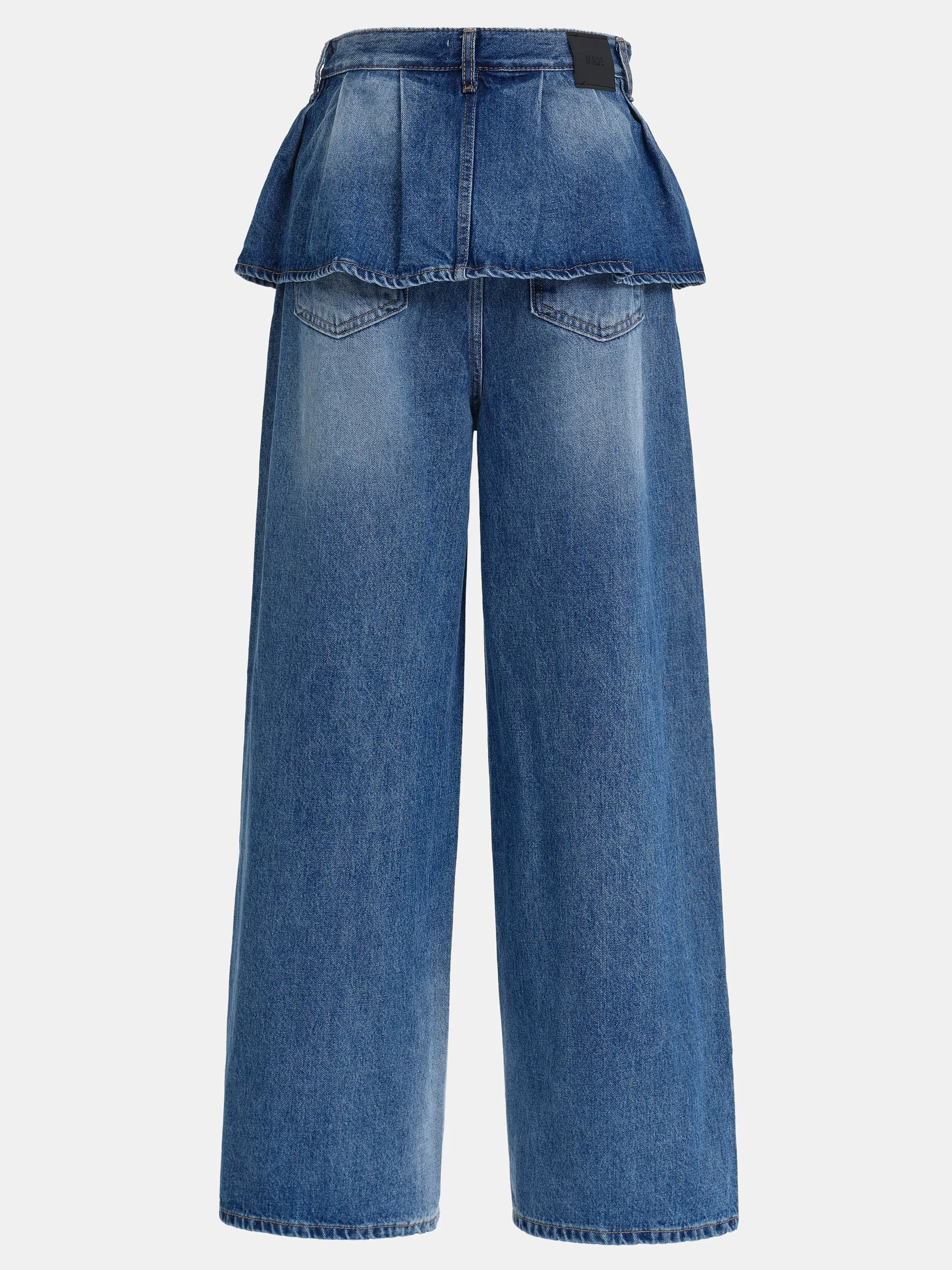 Peplum Jeans, Blue sold by Source Unknown product image thumbnail 5