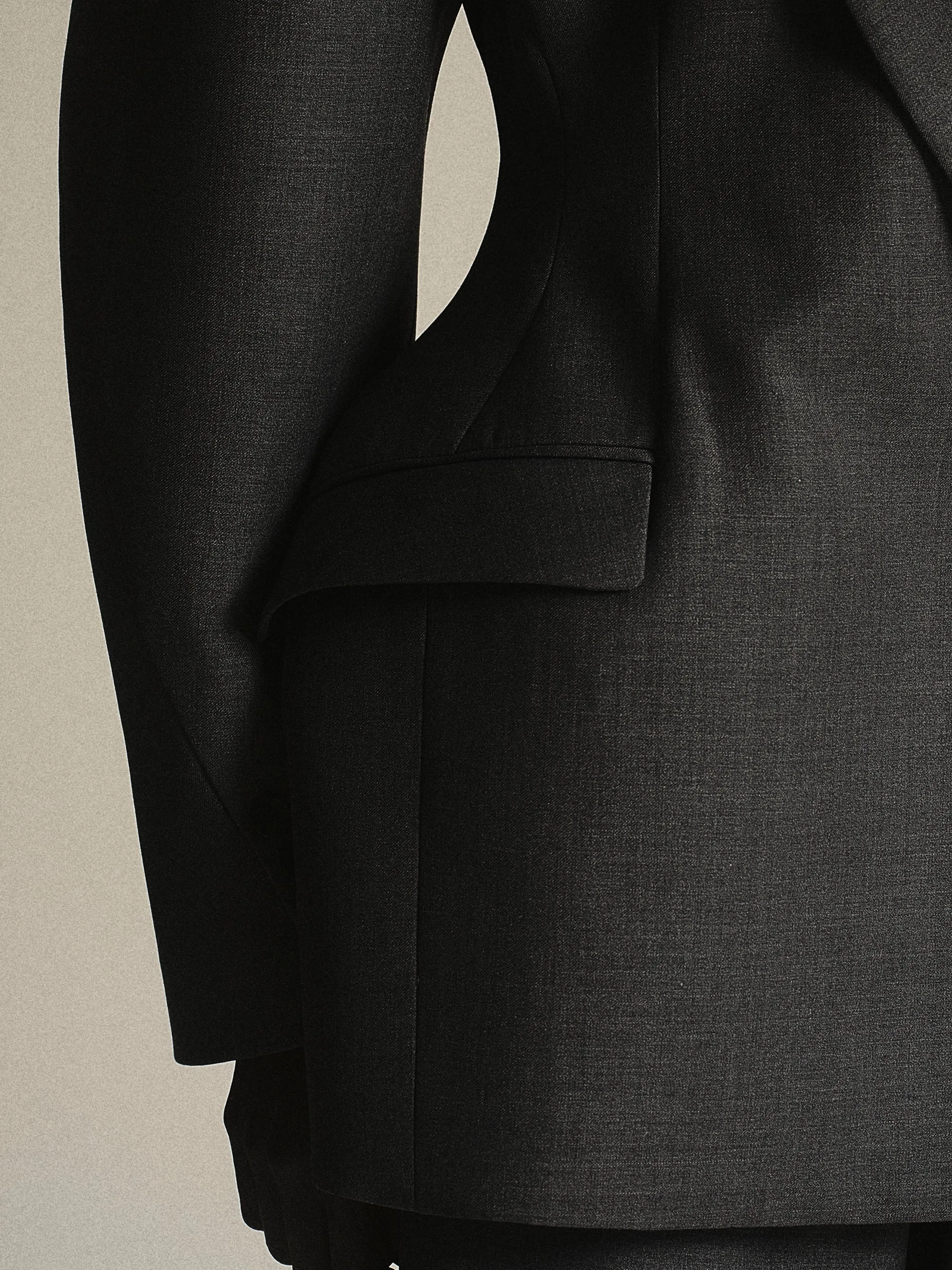 Hourglass Blazer, Grey sold by Source Unknown product image thumbnail 4