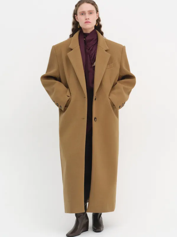 Single-breasted Maxi Coat, Nutshell sold by Source Unknown