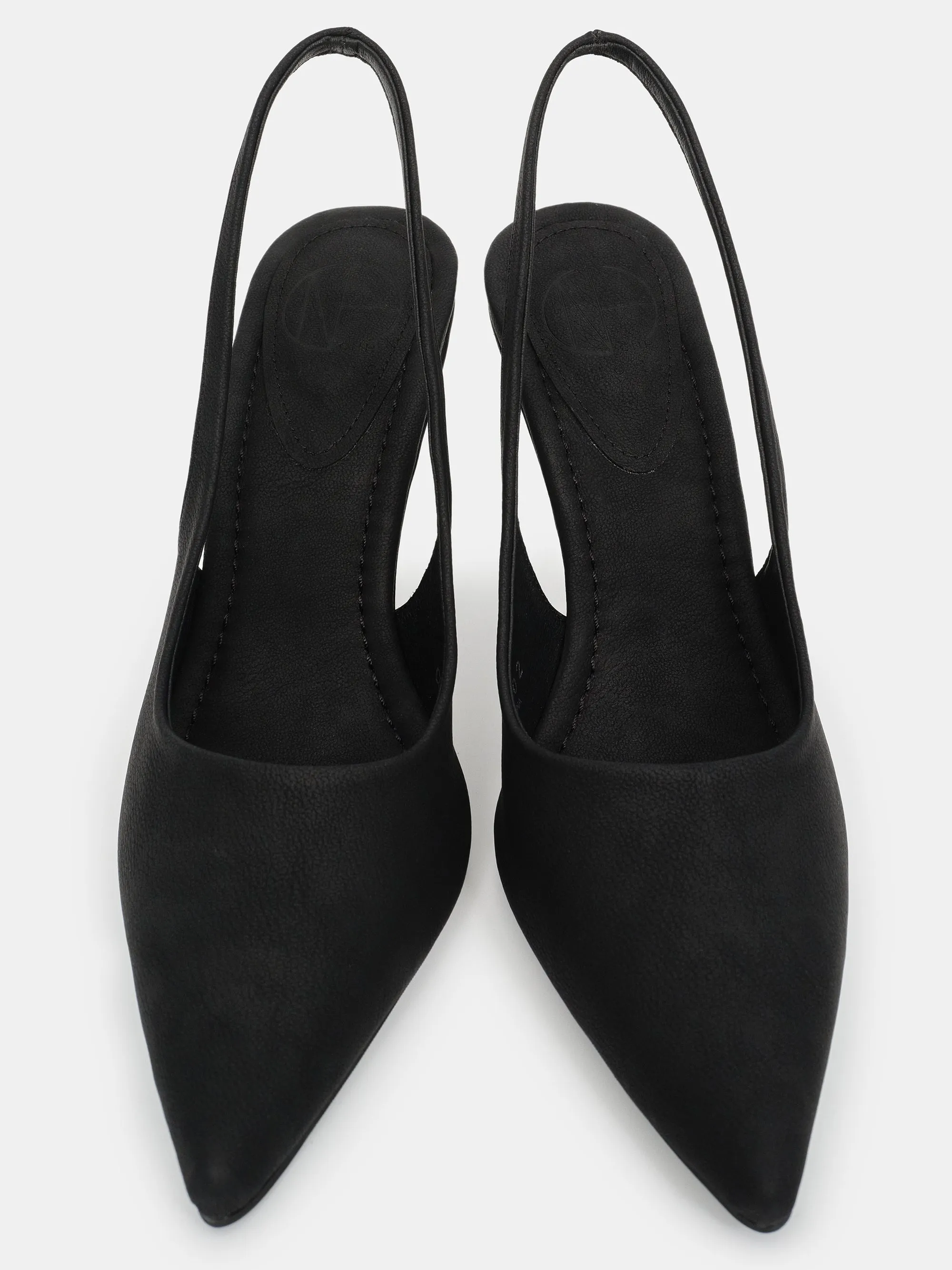 Slingback Wedge Heels, Black sold by Source Unknown product image thumbnail 2