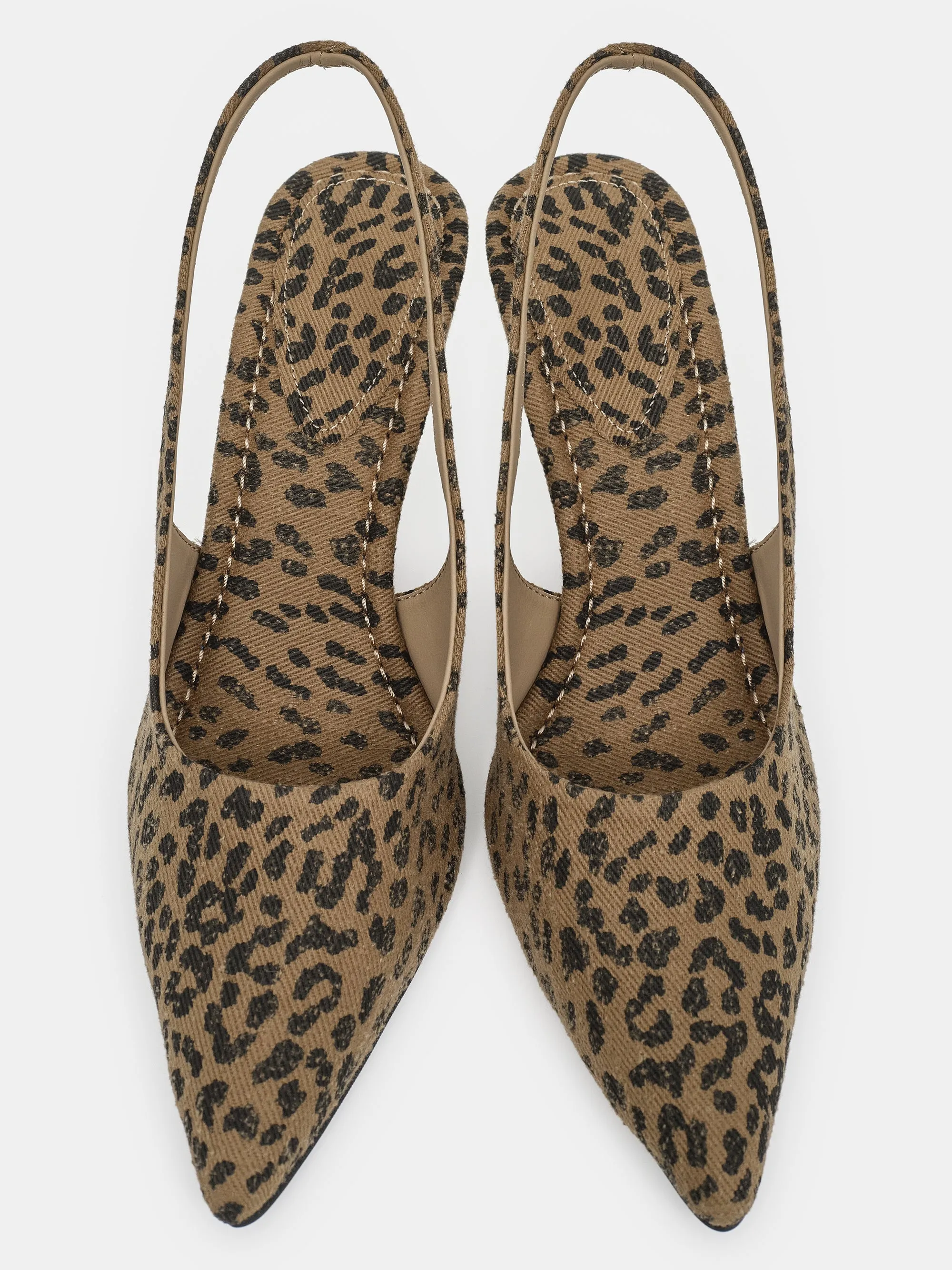Slingback Wedge Heels, Leopard sold by Source Unknown product image thumbnail 2