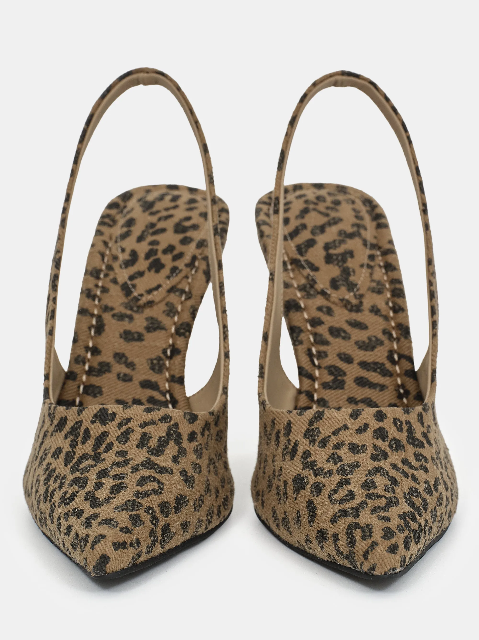 Slingback Wedge Heels, Leopard sold by Source Unknown product image thumbnail 3