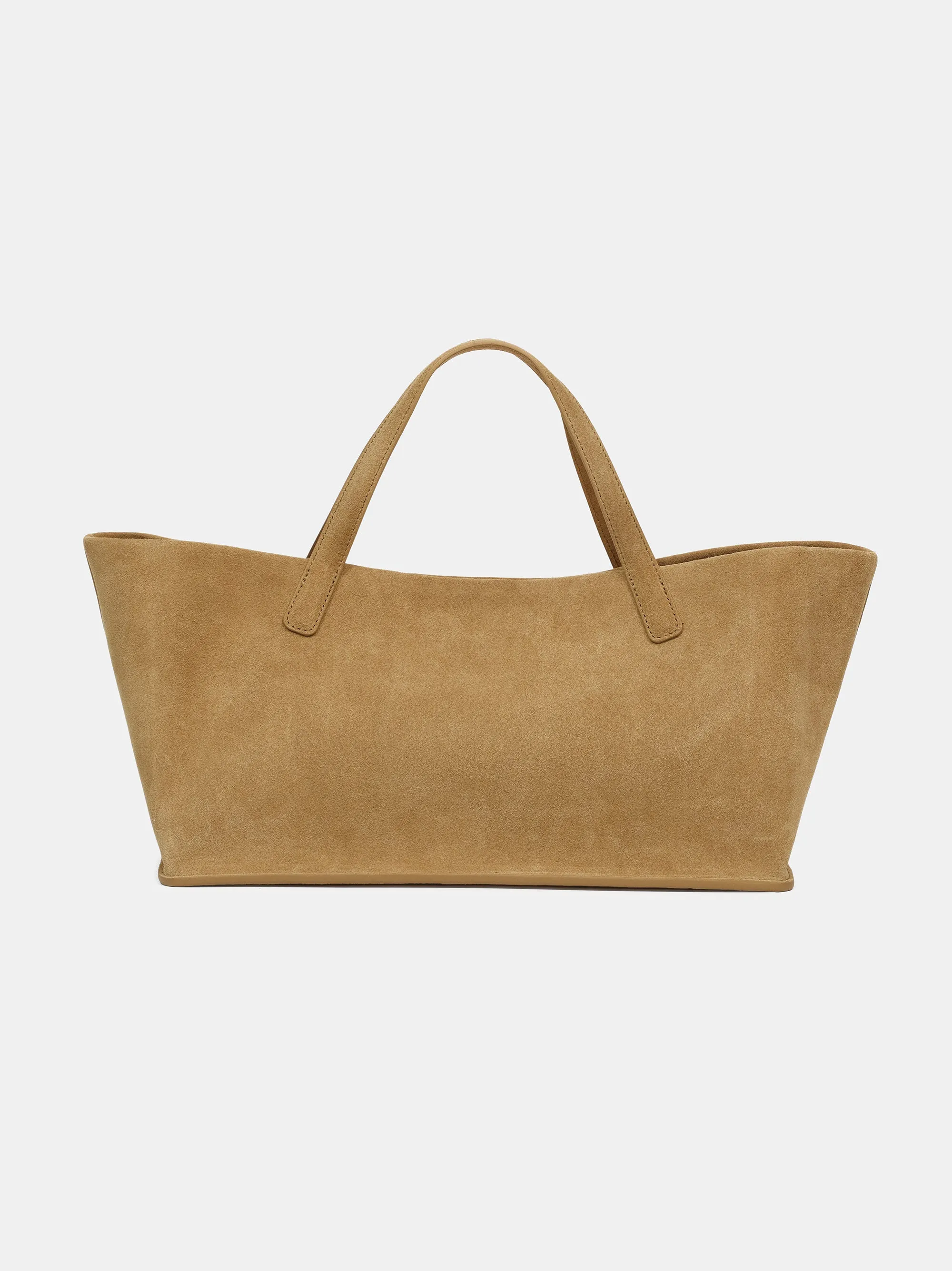 Trapeze Suede Tote, Tan sold by Source Unknown product image thumbnail 4