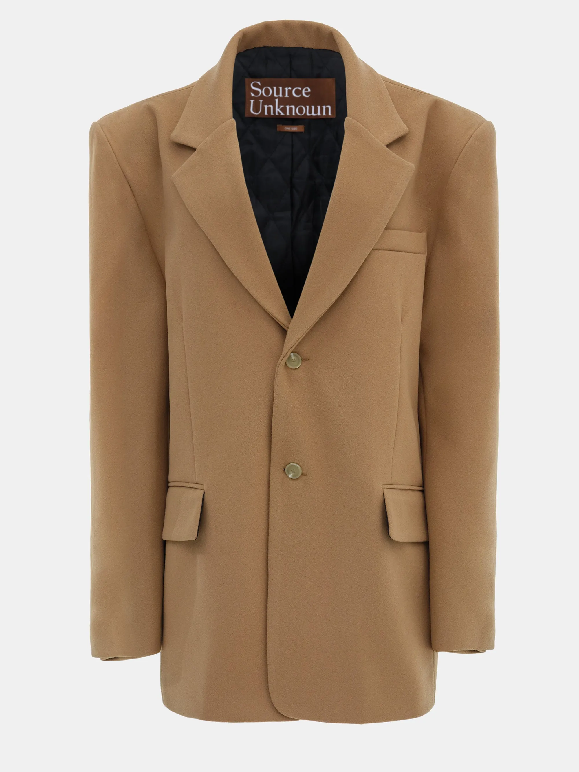 Hayk Oversized Boyfriend Blazer, Camel sold by Source Unknown product image thumbnail 5