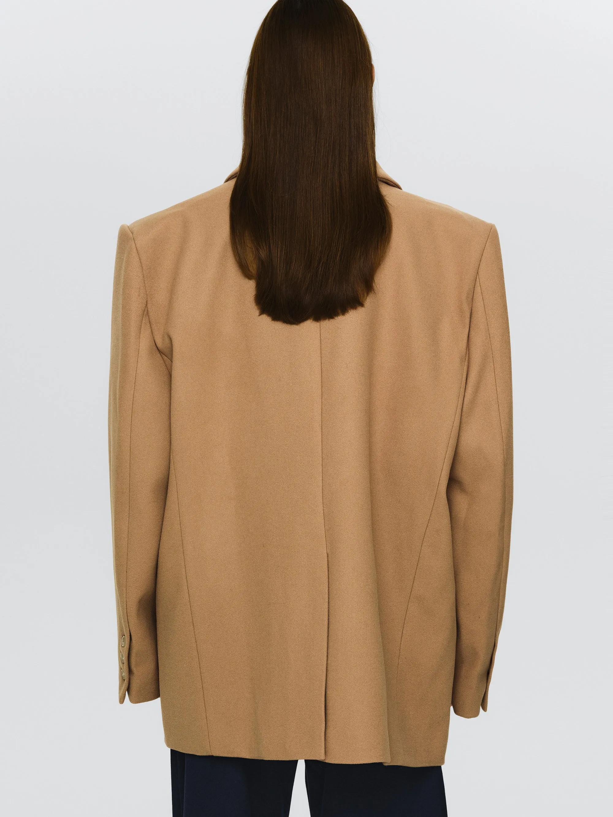 Hayk Oversized Boyfriend Blazer, Camel sold by Source Unknown product image thumbnail 4