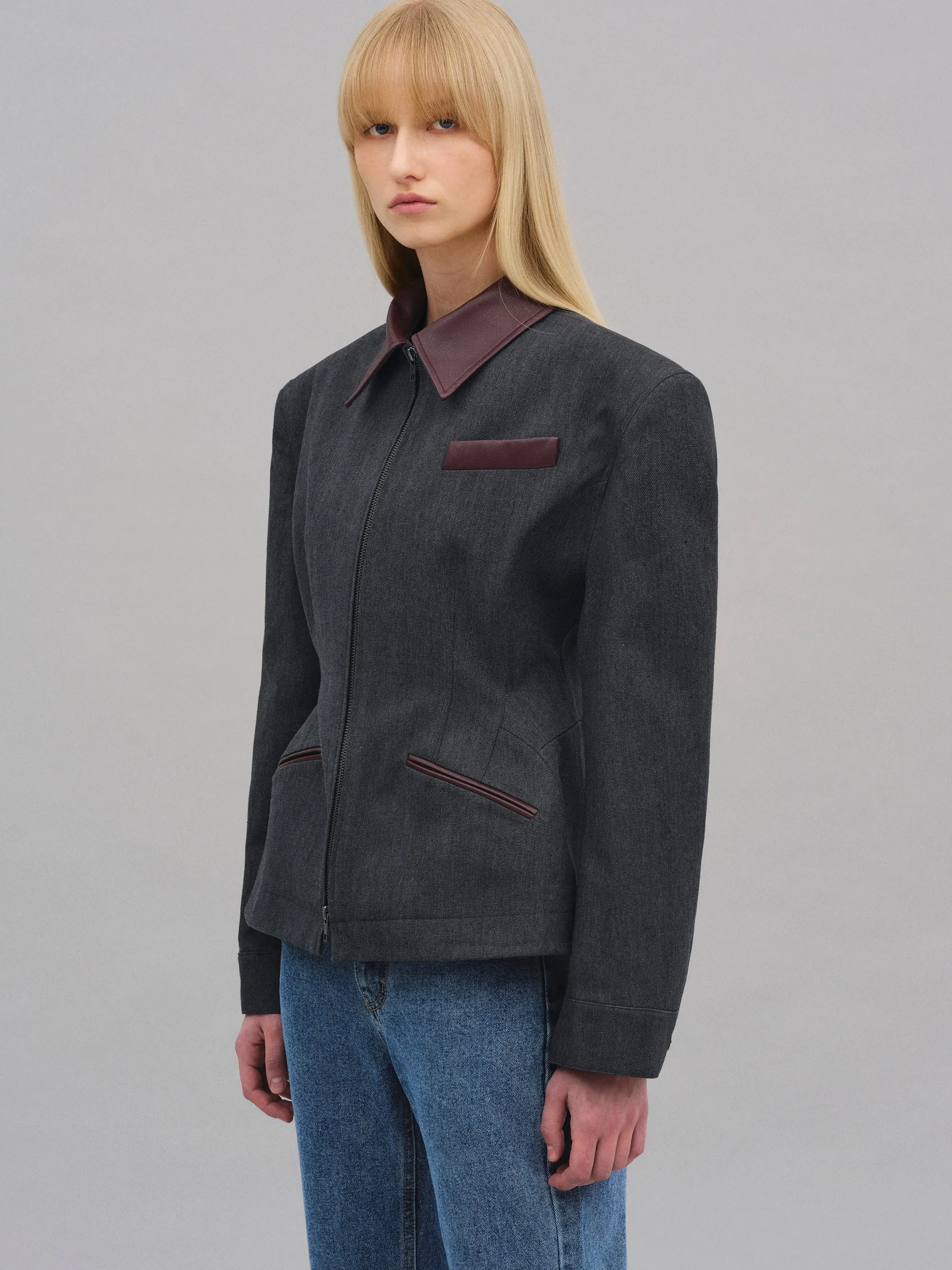 Hourglass Canvas Work Jacket, Ebony sold by Source Unknown product image thumbnail 5