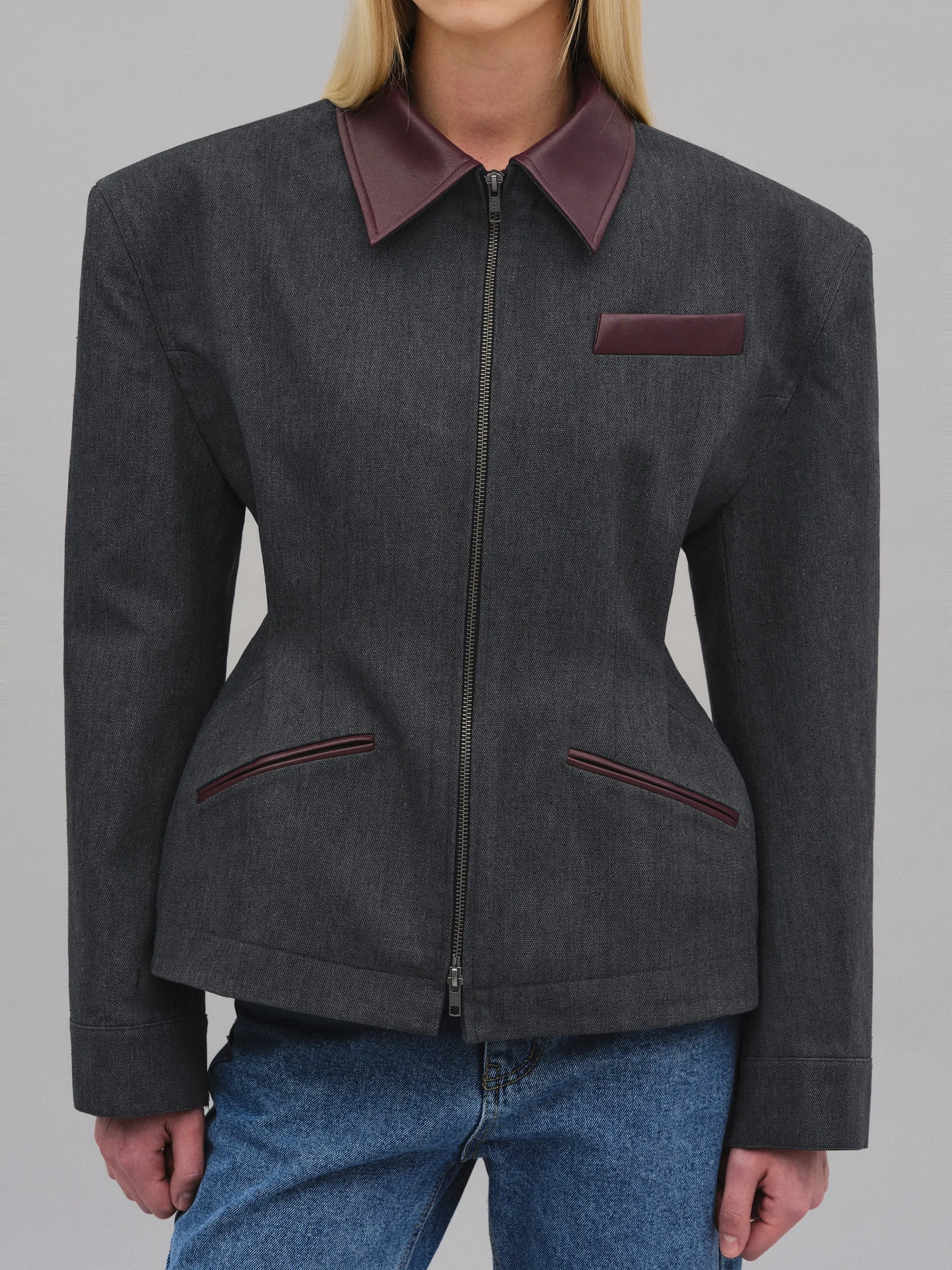 Hourglass Canvas Work Jacket, Ebony sold by Source Unknown product image thumbnail 4
