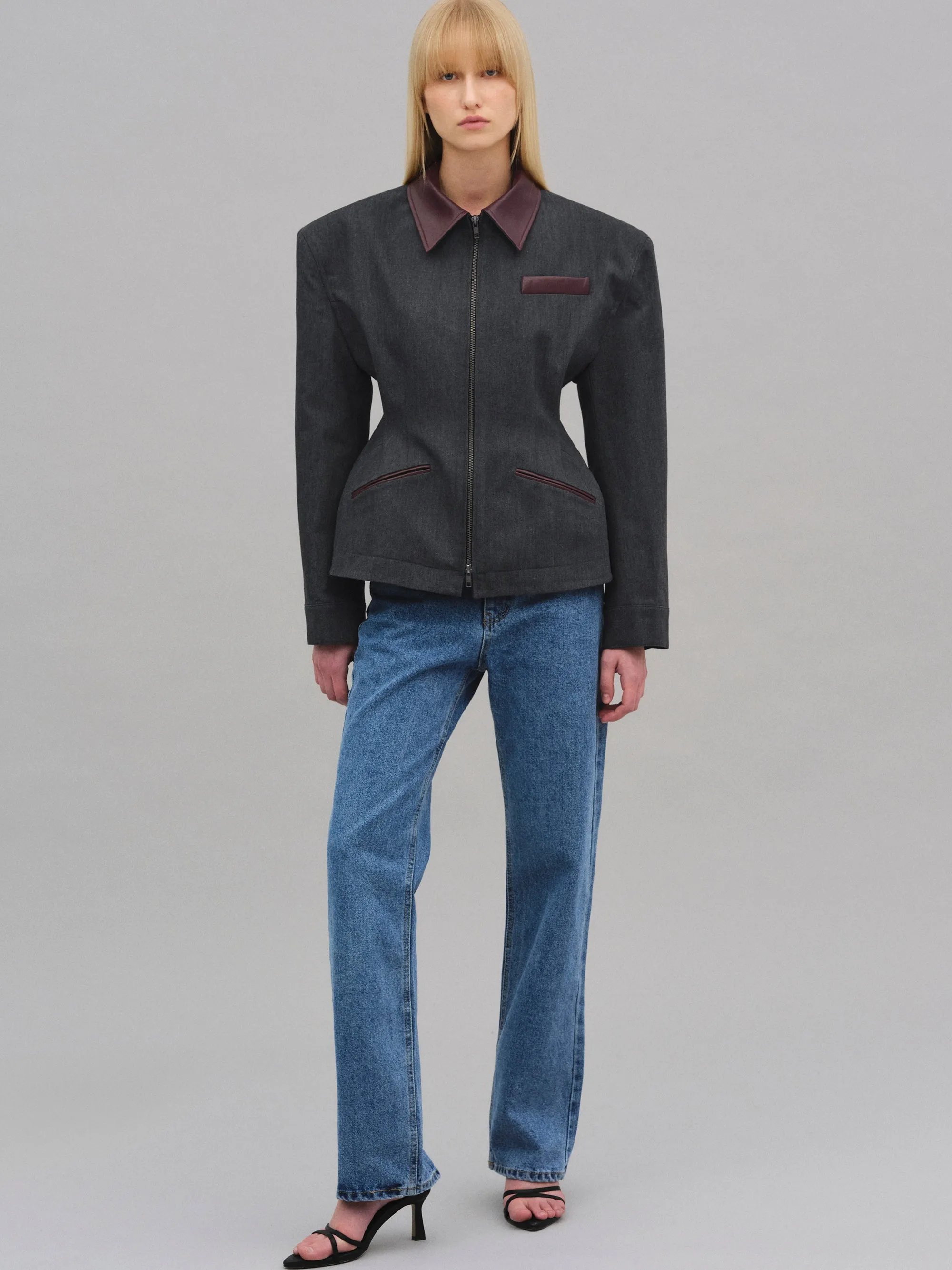 Hourglass Canvas Work Jacket, Ebony sold by Source Unknown product image thumbnail 3