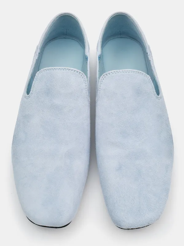 Suede Flat Loafers, Capri sold by Source Unknown