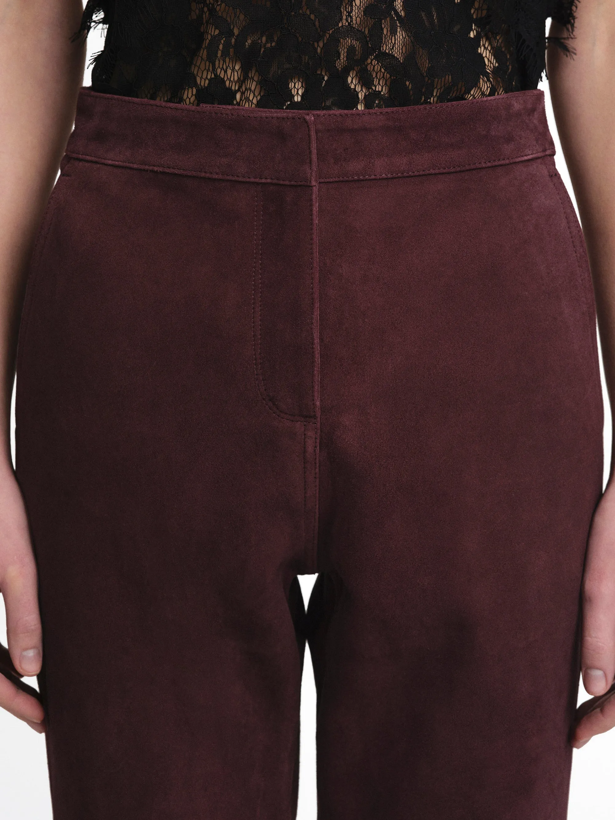 Hailey Trousers, Oxblood sold by Source Unknown product image thumbnail 4