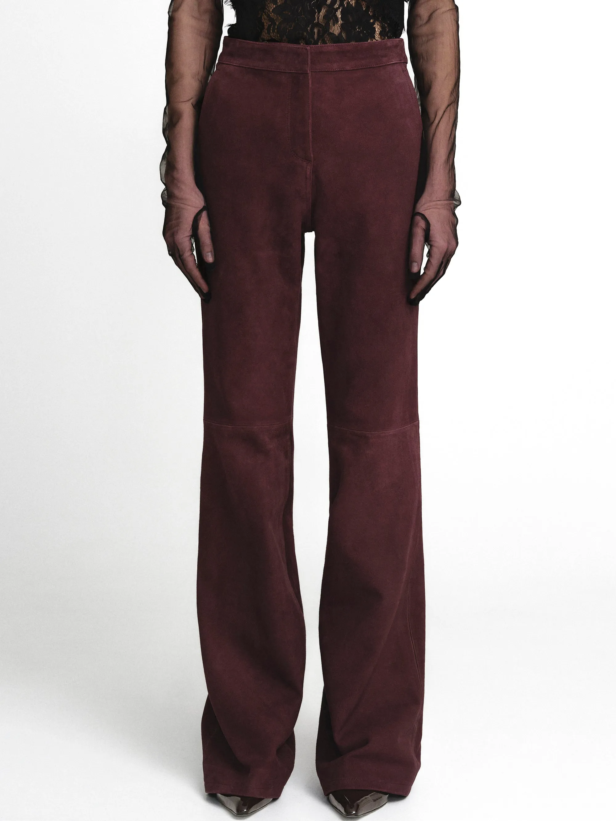 Hailey Trousers, Oxblood sold by Source Unknown product image thumbnail 5