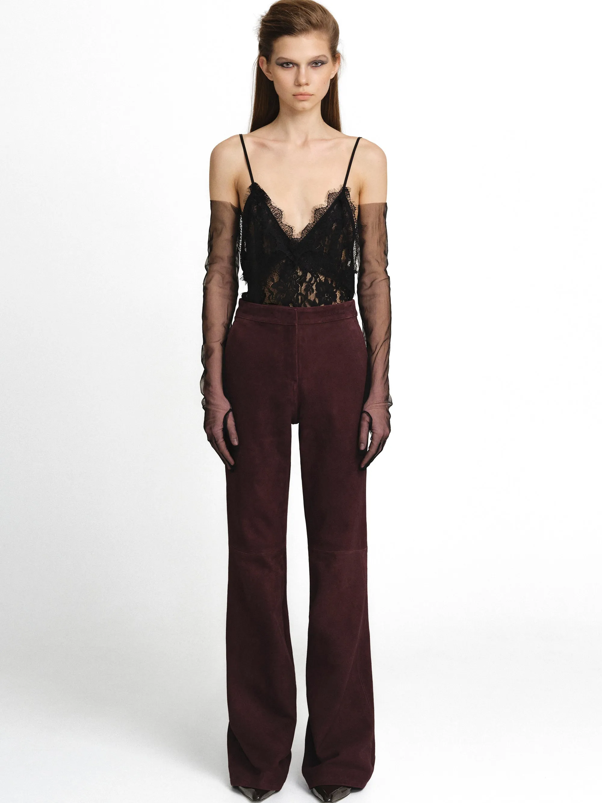 Hailey Trousers, Oxblood sold by Source Unknown product image thumbnail 2