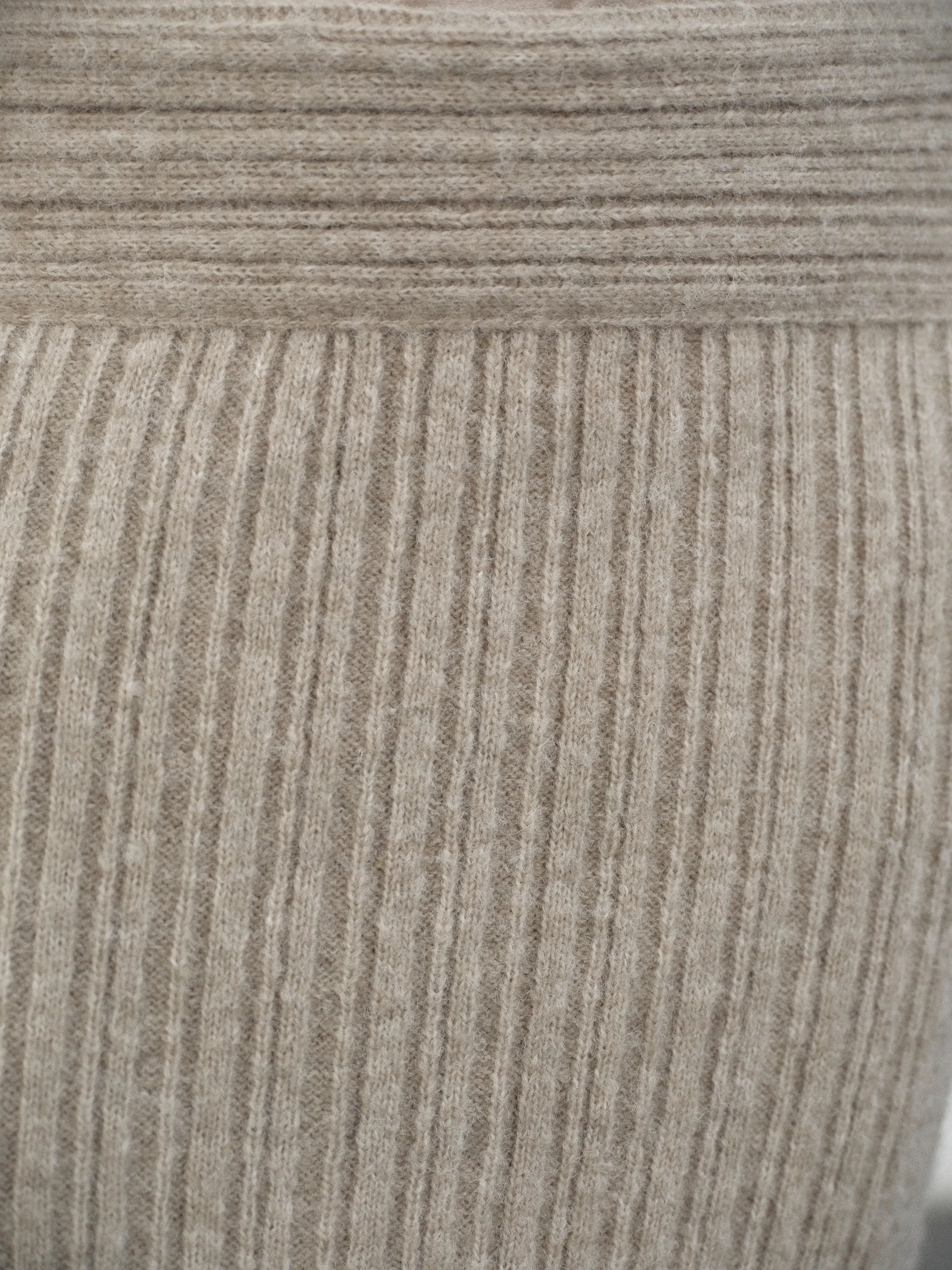 Becca High Roll Knit Skirt, Coconut sold by Source Unknown product image thumbnail 5