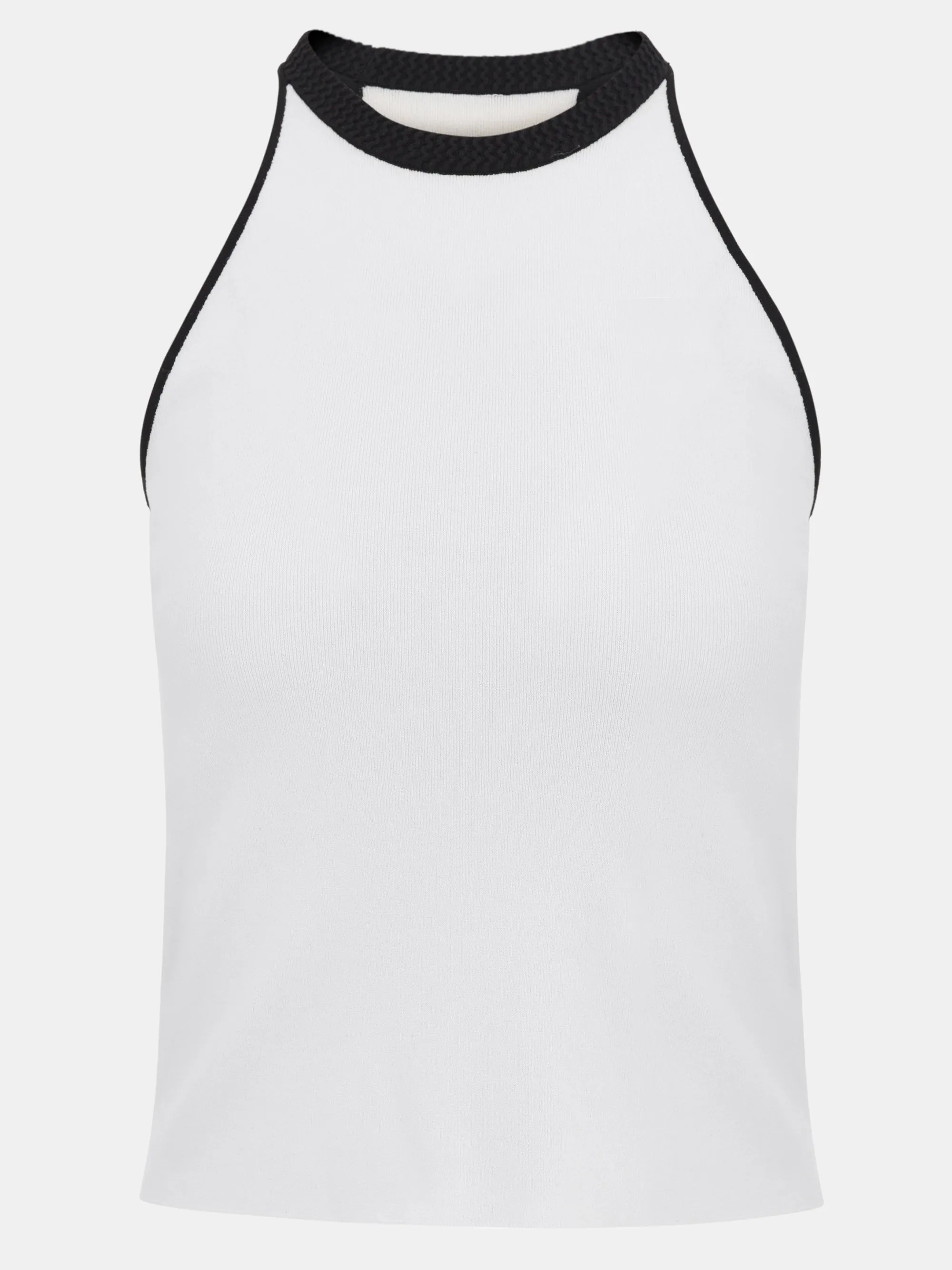 Compact Knit Tank, White sold by Source Unknown