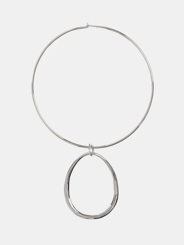 Loop Choker, Silver sold by Source Unknown